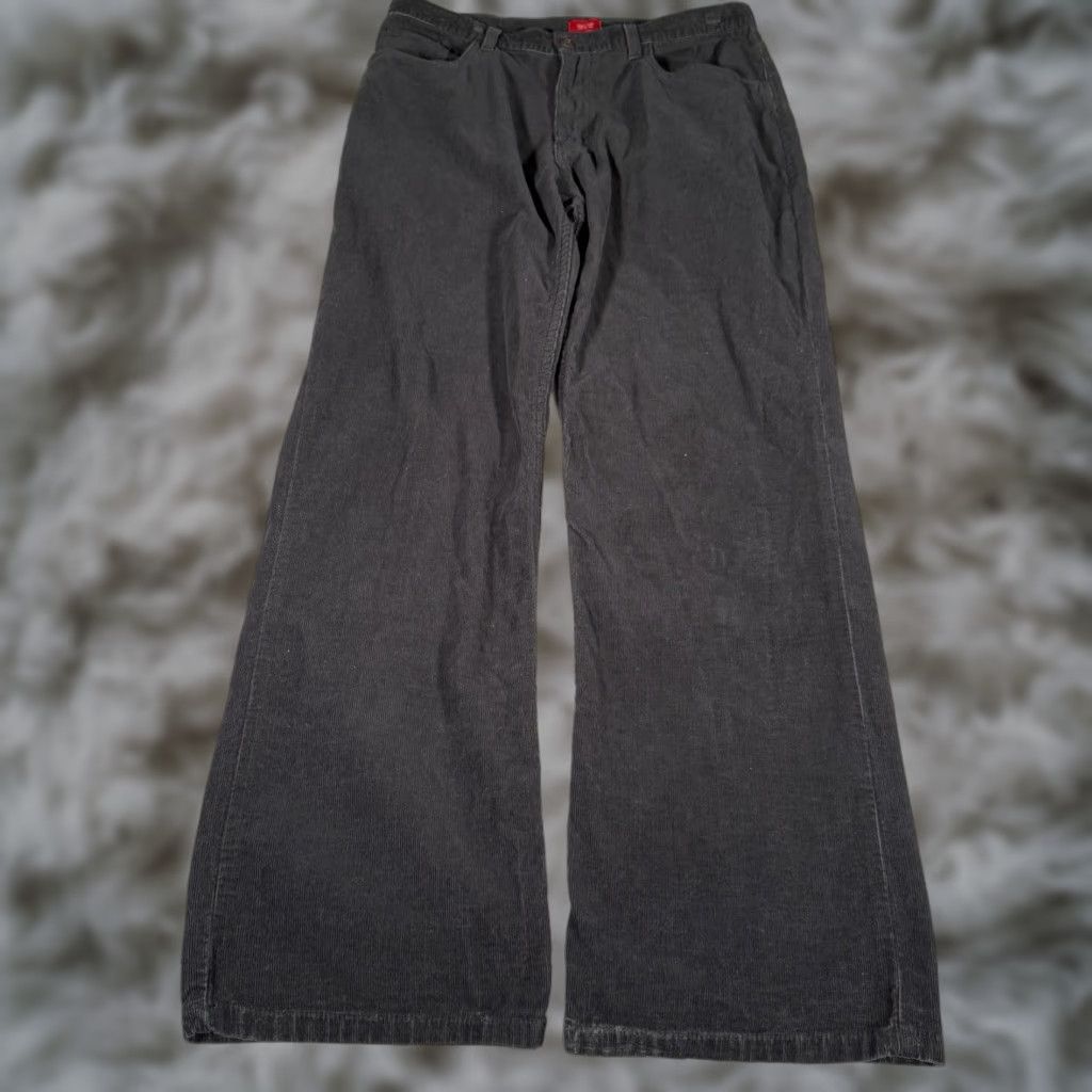 Mossimo VINTAGE Mossimo Corduroy Pants Mens 32x31 Straight Fit Black Size US 32 / EU 48 - 1 Thumbnail