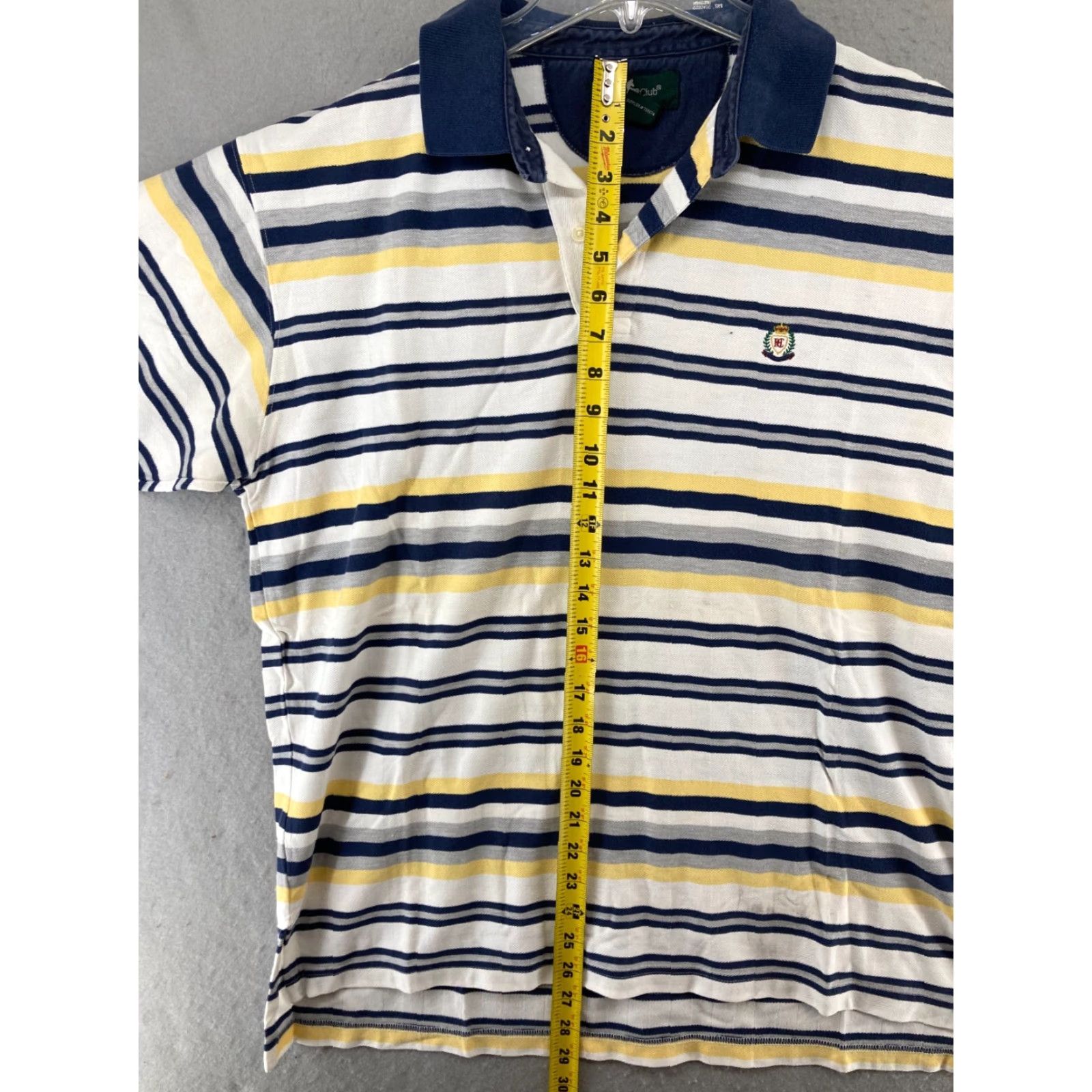 Vintage Hunt Club Mens Polo Shirt Large Striped Vintage Golf Size US L / EU 52-54 / 3 - 3 Thumbnail