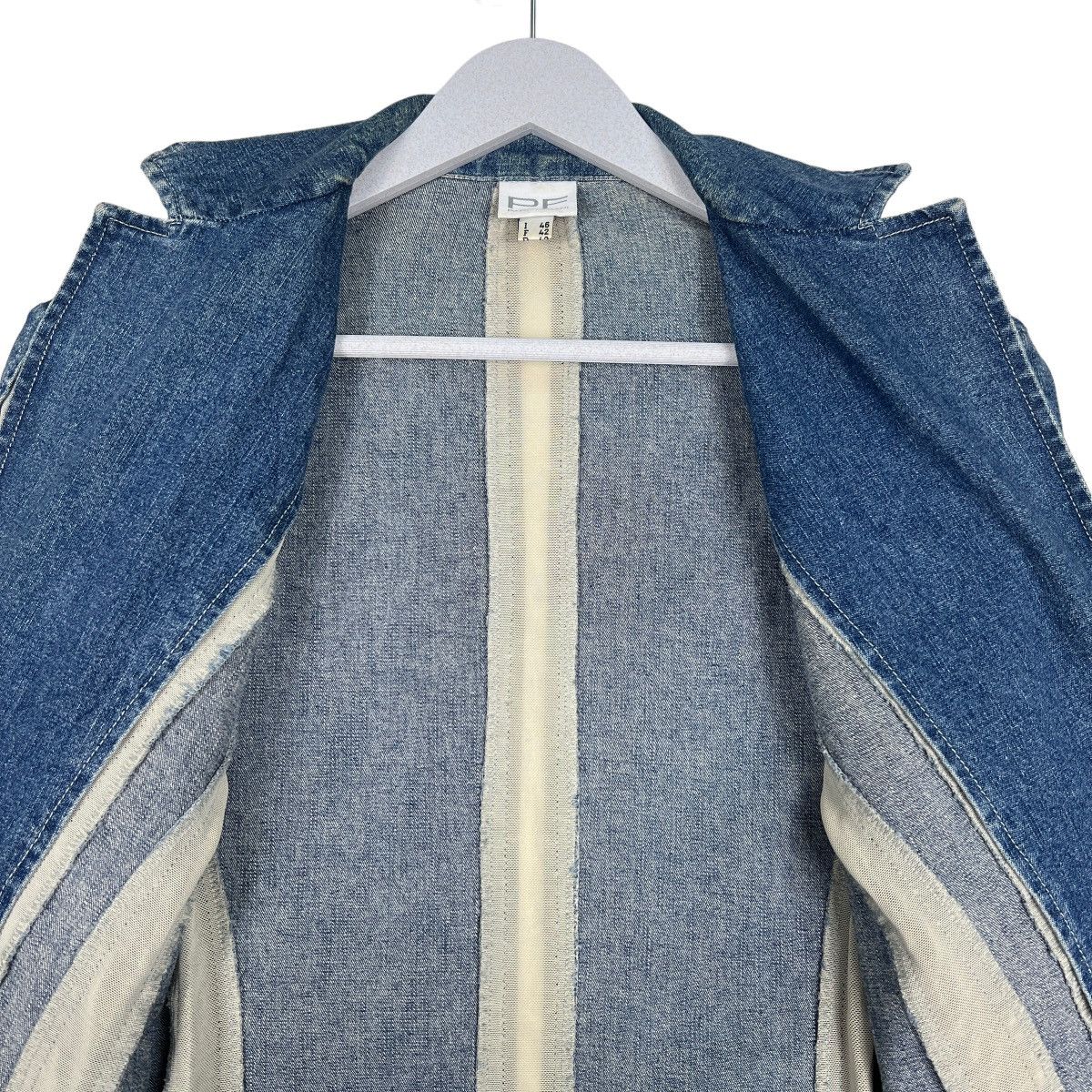 Designer 🔥 PAOLO FRANI GIACCA DENIM JACKET MADE IN ITALY Size US S / EU 44-46 / 1 - 12 Thumbnail