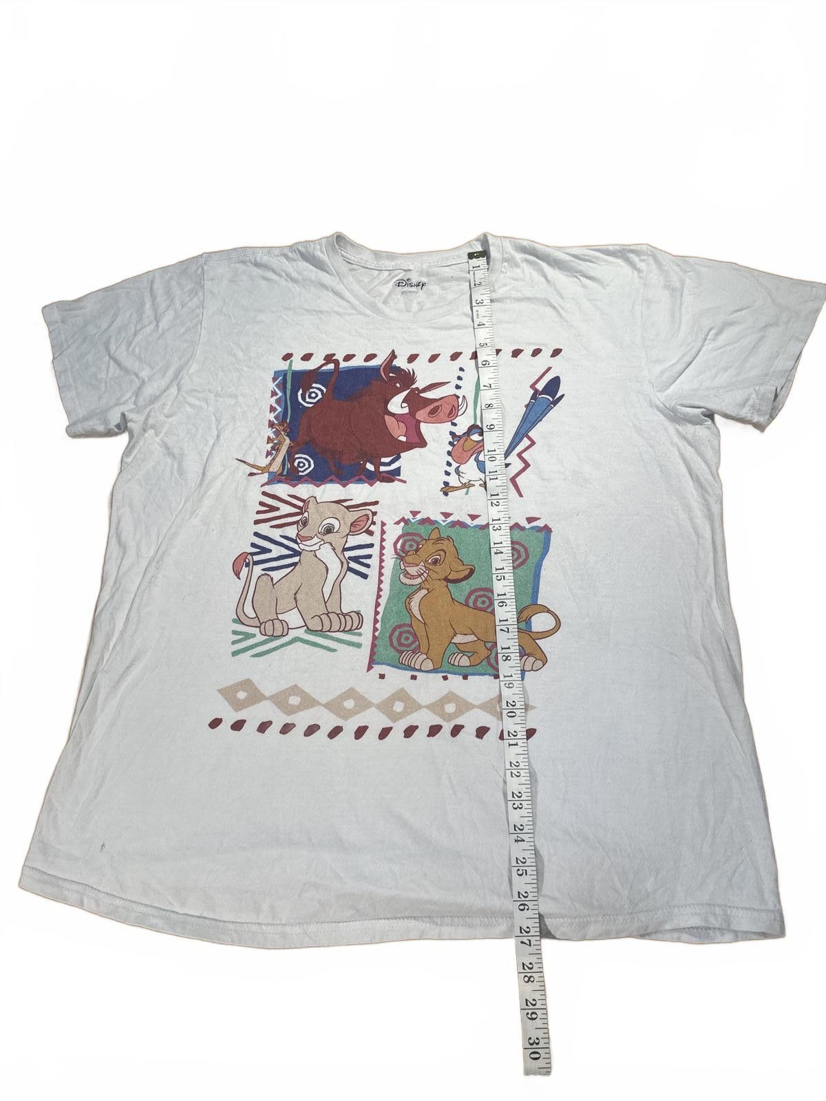 Disney Lion King x Disney Men's XL White Cotton Tee Size ONE SIZE - 4 Thumbnail