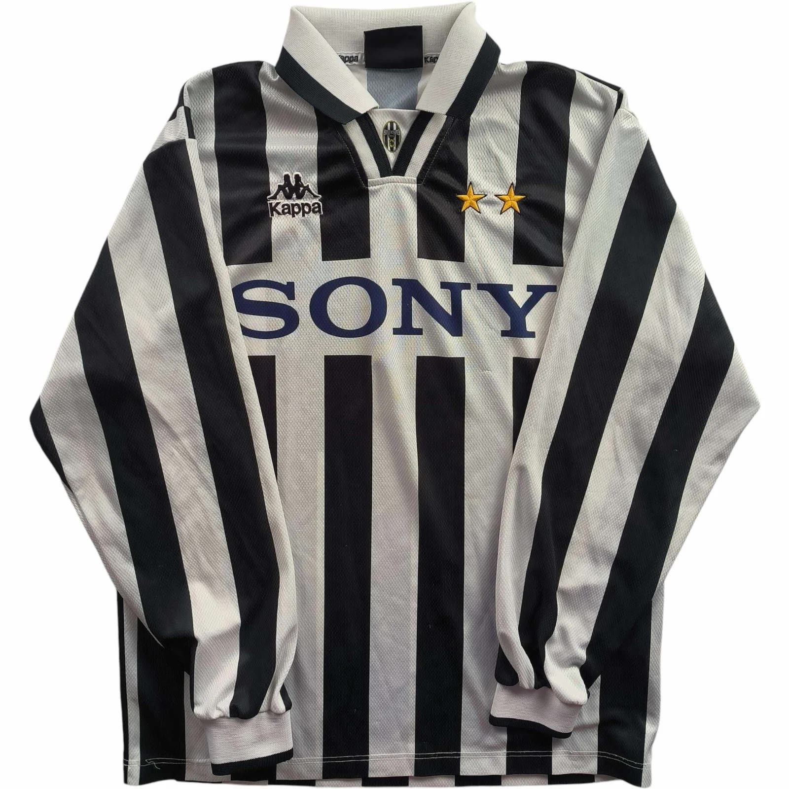 1995-96 Juventus Home L/S Shirt (L) 1995-97 Juventus Home L/S