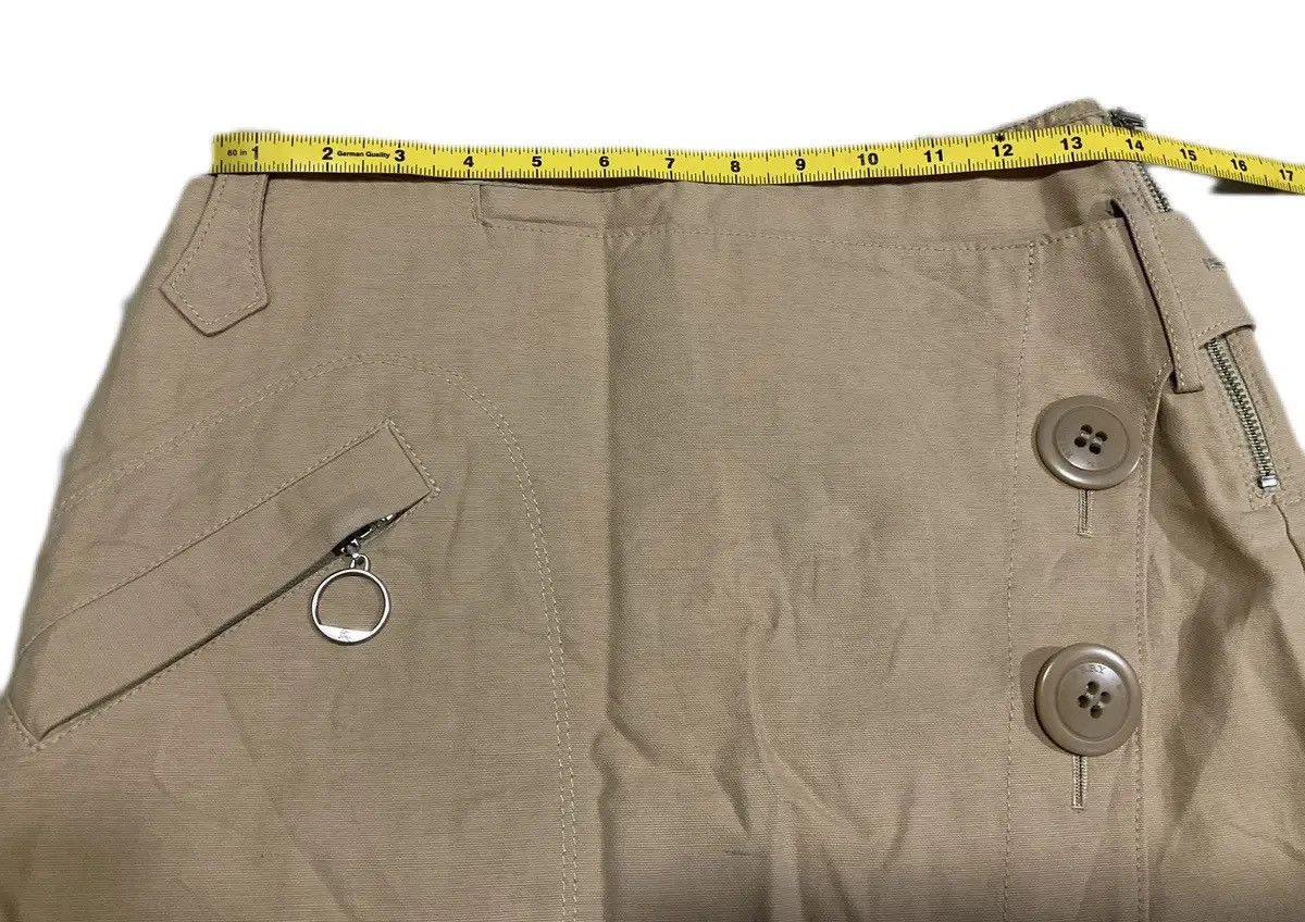 Burberry ♟️ Burberry Diagonal Buttons Layer Zipper Skirt Size 28" / US 6 / IT 42 - 10 Thumbnail