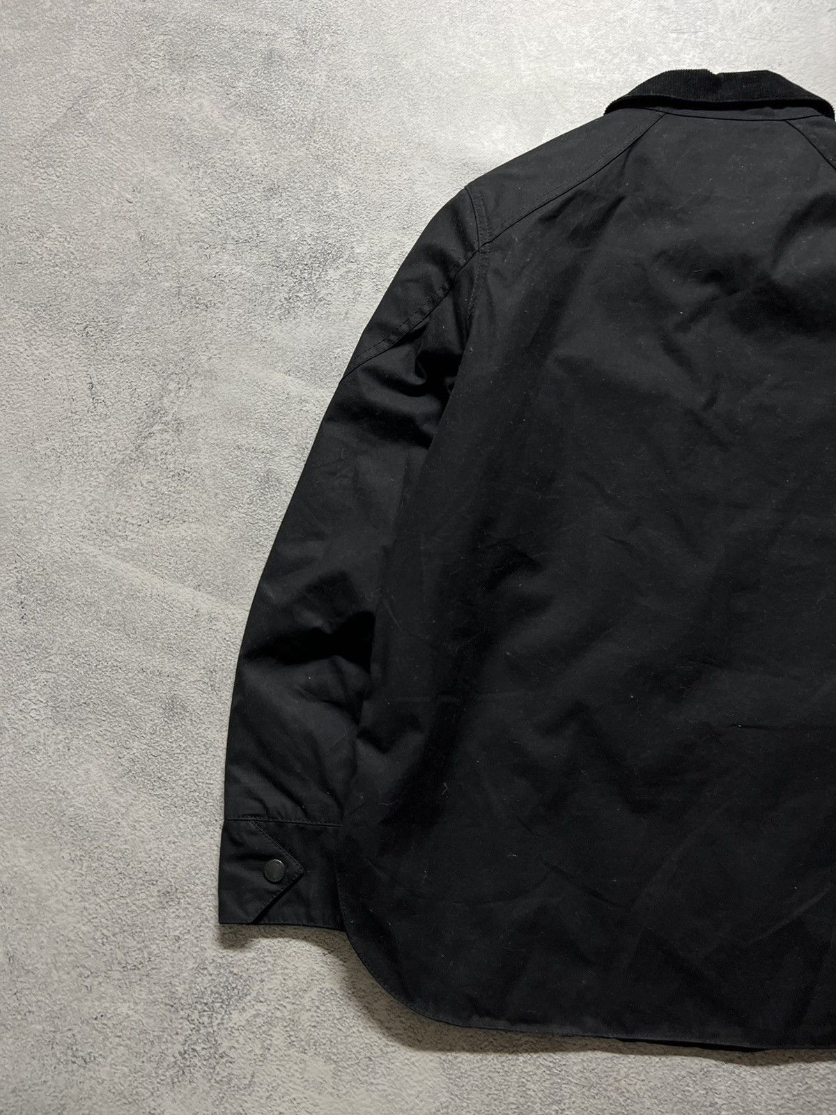 Barbour × Vintage Vintage Barbour International B.Intl Atomizer Wax Jacket 00s Size M / US 6-8 / IT 42-44 - 6 Thumbnail