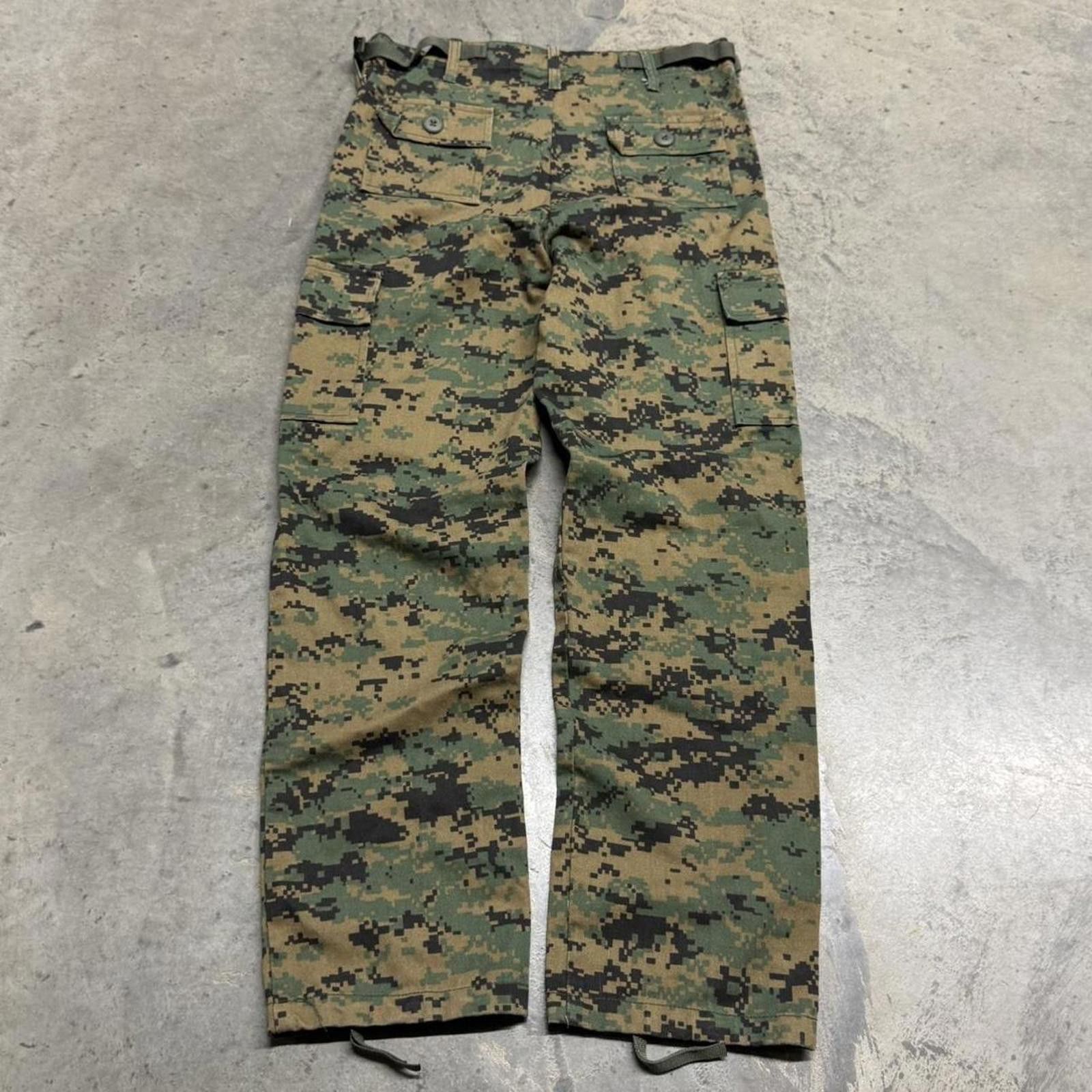 Rothco Vintage Y2K Rothco Baggy Wide Leg Camo Cargo Pants Size 28" / US 6 / IT 42 - 4 Thumbnail