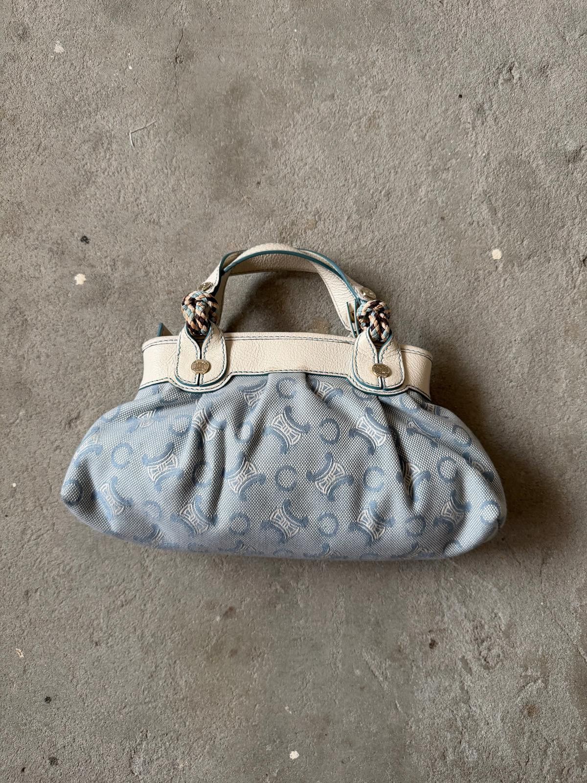 Celine Celine Macadam Brazone Mini Shoulder Bag Blue Size ONE SIZE - 6 Thumbnail