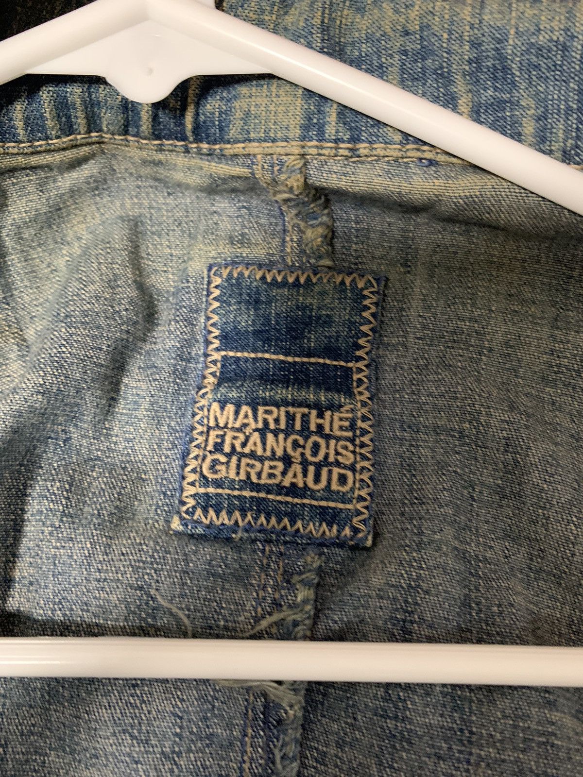 Marithe + Francois Girbaud Marithe Francois Girbaud Denim Jacket Size S / US 4 / IT 40 - 3 Thumbnail