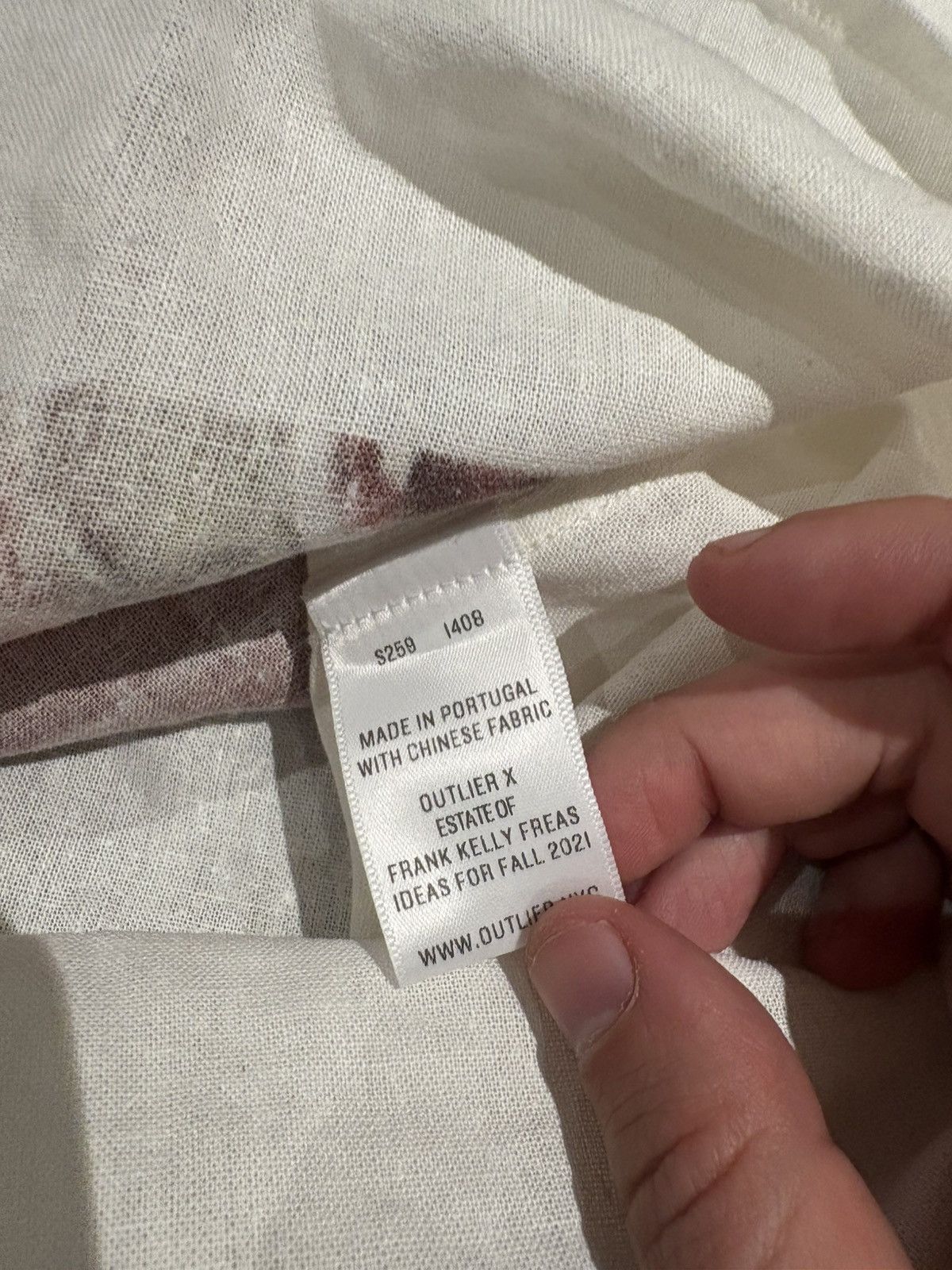 Outlier Outlier x frank kelly estate button up longsleeve Size US M / EU 48-50 / 2 - 6 Thumbnail