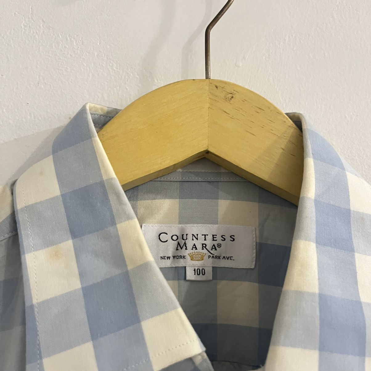 Japanese Brand countess mara - check button up shirt Size US L / EU 52-54 / 3 - 4 Thumbnail