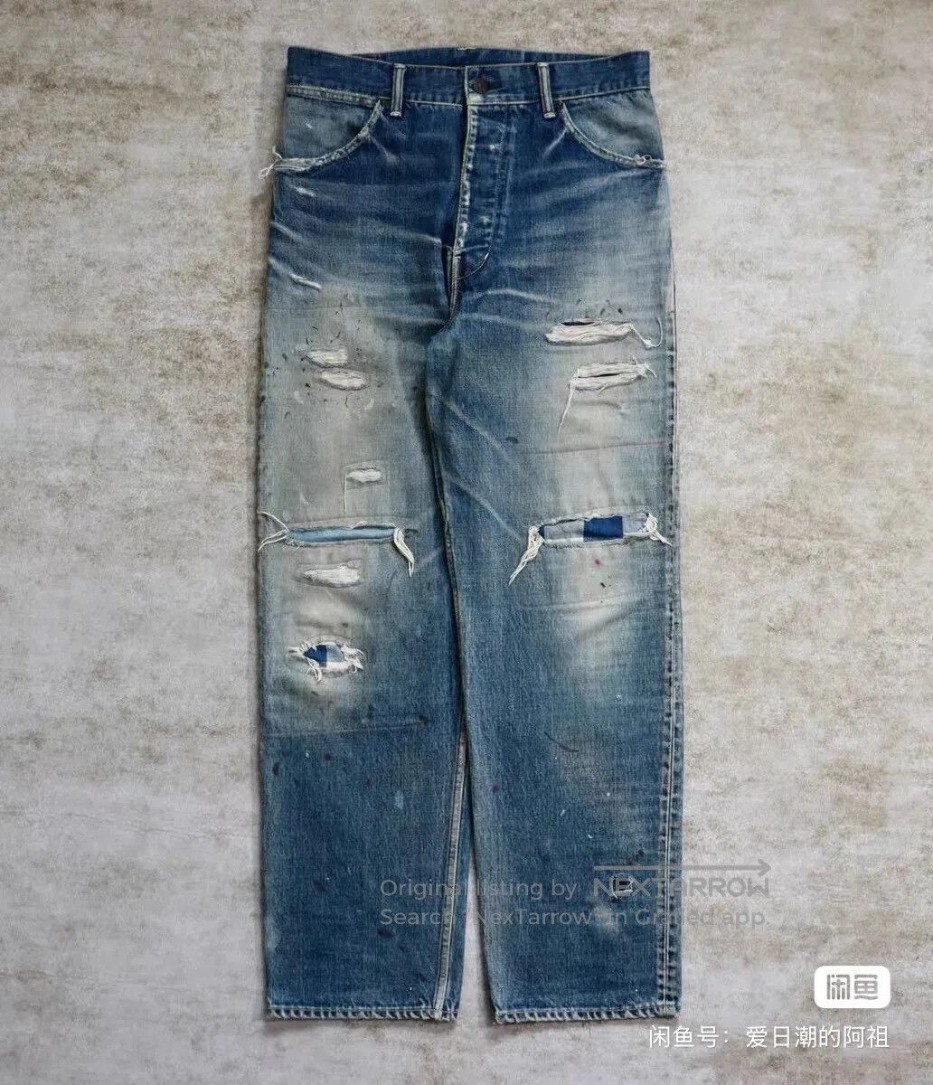 Visvim Visvim 19ss Hakama Crash Jeans. Size US 26 / EU 42 - 2 Thumbnail
