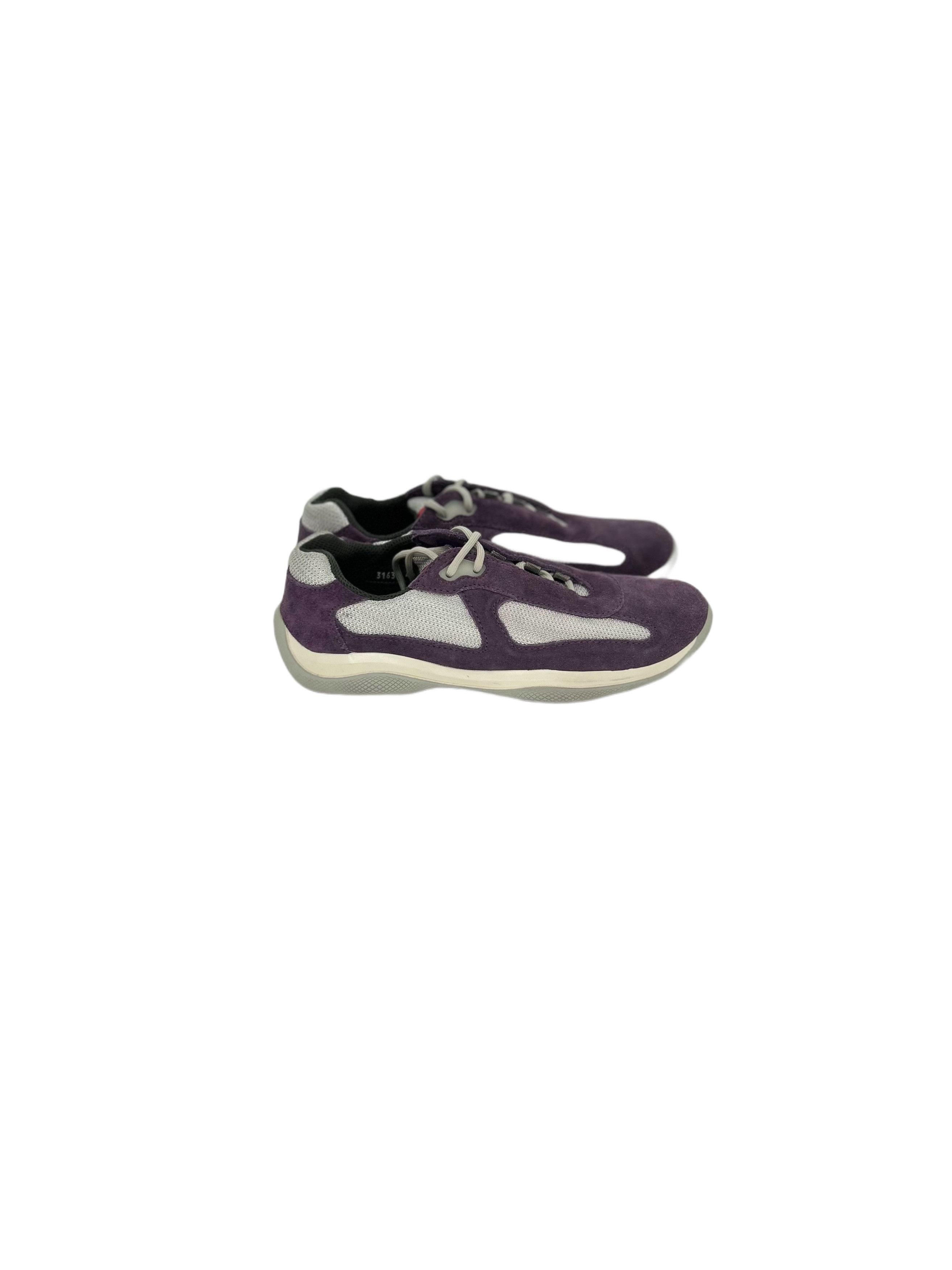 Prada Prada Linea Rossa - Women's 'America's Cup' Suede Trainers Size US 6.5 / IT 36.5 - 2 Thumbnail