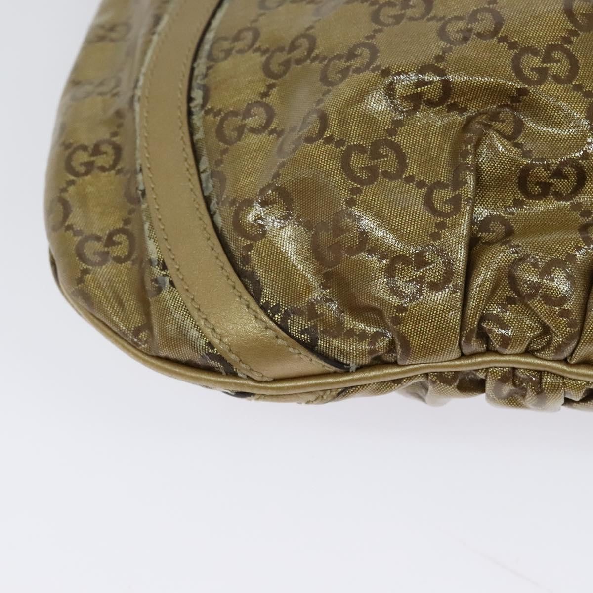 Gucci GUCCI GG Crystal Shoulder Bag Gold Size ONE SIZE - 12 Thumbnail