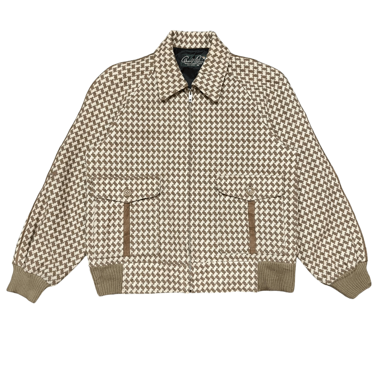 Japanese Brand Vintage Arnold Palmer Wool Bomber Jacket Size US M / EU 48-50 / 2 - 1 Thumbnail