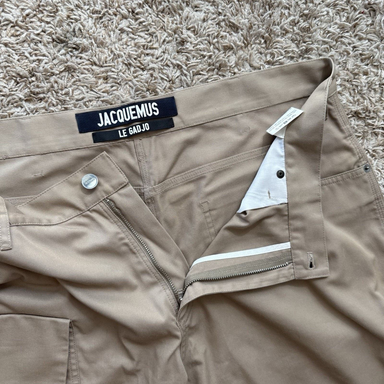 Jacquemus Jacquemus “Le Gadjo” Cargo Shorts Brown Tan Size 52 / 34” Size US 34 / EU 50 - 5 Thumbnail