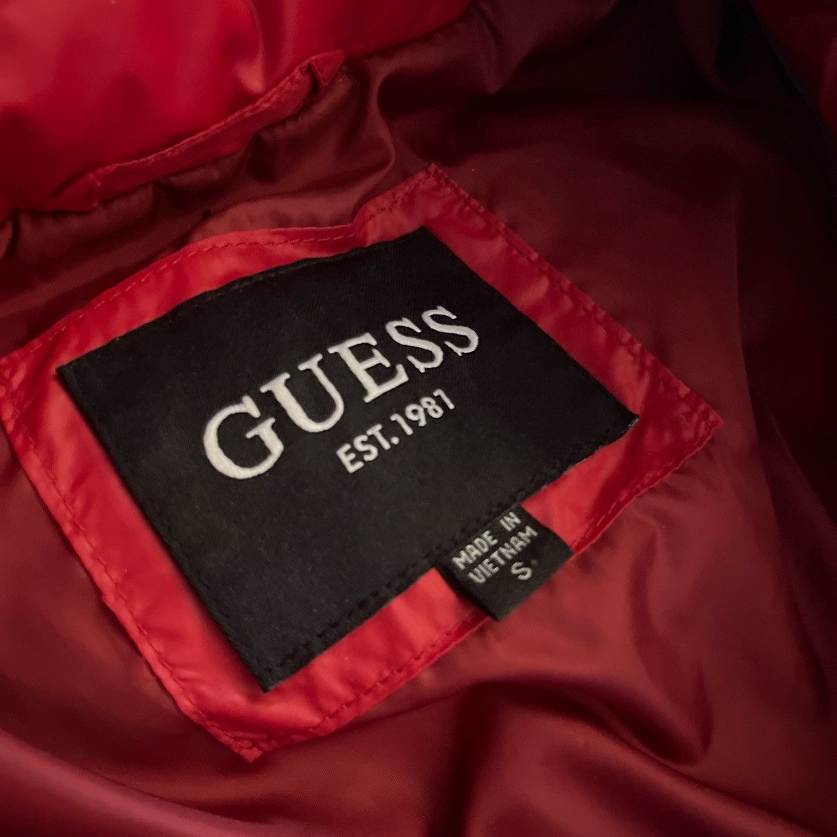Guess Red guess puffer jacket Size US S / EU 44-46 / 1 - 3 Thumbnail