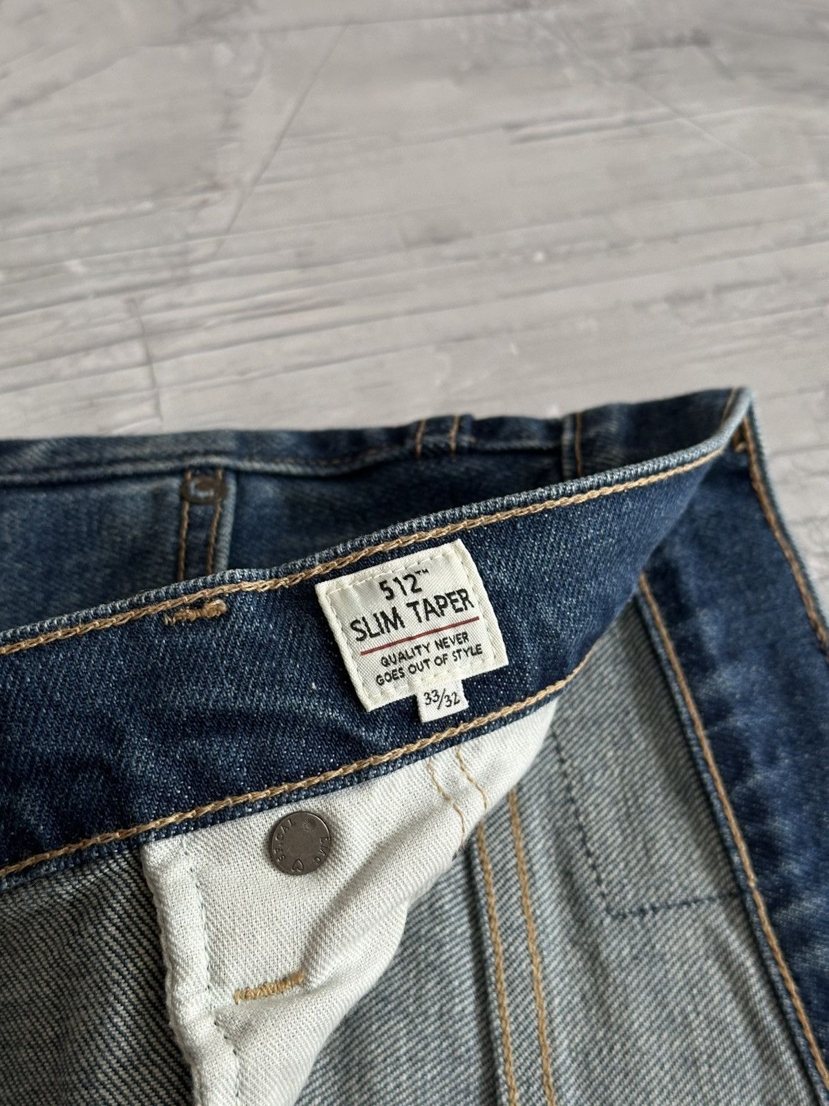 Levi's Made & Crafted 🔥Levi’s Made & Crafted Made in Japan Slim Taper Jeans Size US 33 - 12 Thumbnail