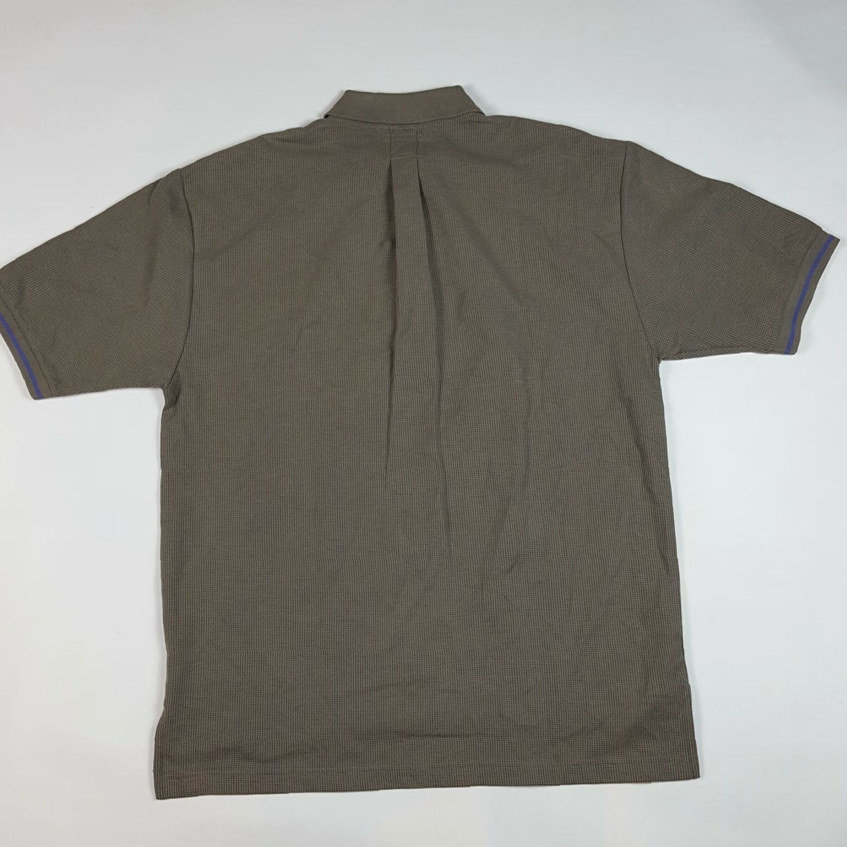 Vintage VINTAGE Jamie Sadock Golf Polo Shirt Short Sleeve Collared Button Shirt Men Medium Gray 90s Casual Sports Geometric Knit Cotton Size US M / EU 48-50 / 2 - 6 Thumbnail