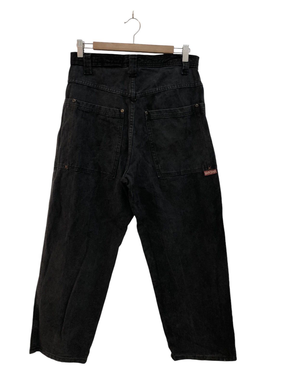 Affliction × JNCO × Vintage CRAZY🔥Y2K WORLD JUNGLE BULLMEGA CUT 2001 RAVE BAGGY RARE Size US 32 / EU 48 - 2 Thumbnail