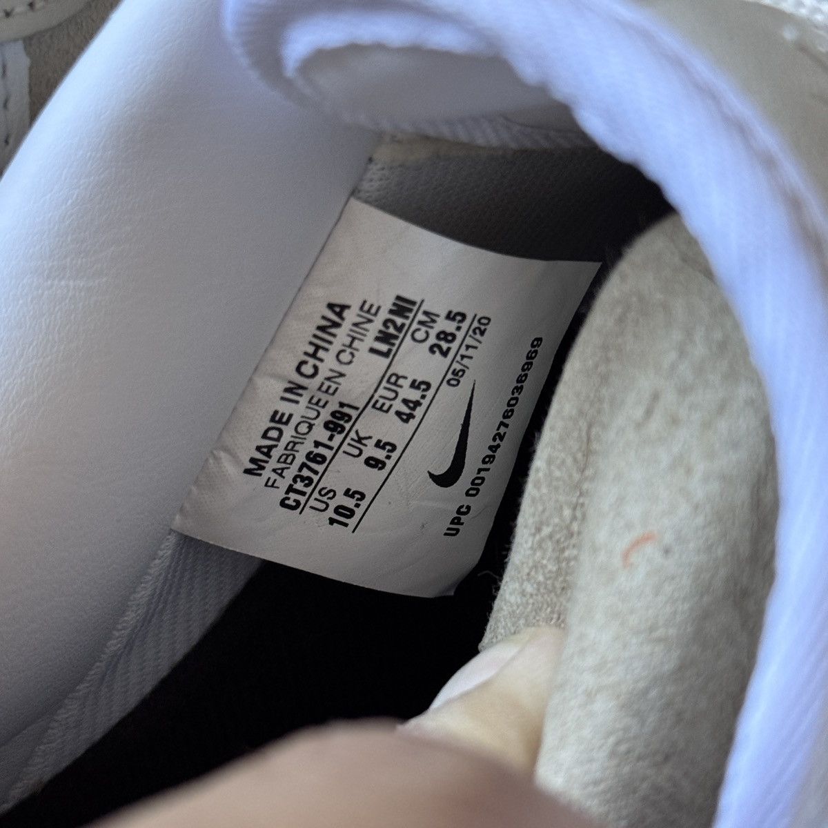 Nike NikeID Air Force 1 Tan Suede Size US 10.5 / EU 43-44 - 7 Thumbnail