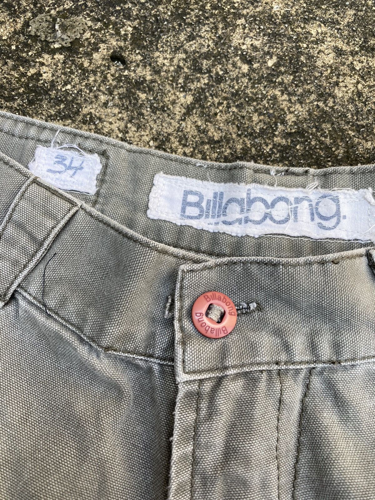 Billabong × Japanese Brand ❗️Distressed ❗️ Vintage Y2K Billabong Short Denim Pants Size US 34 / EU 50 - 5 Thumbnail