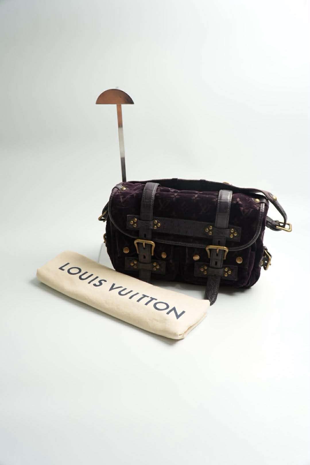 Louis Vuitton Louis Vuitton Limited Edition Monogram Velour Clyde Mon Bag Size ONE SIZE - 1 Thumbnail