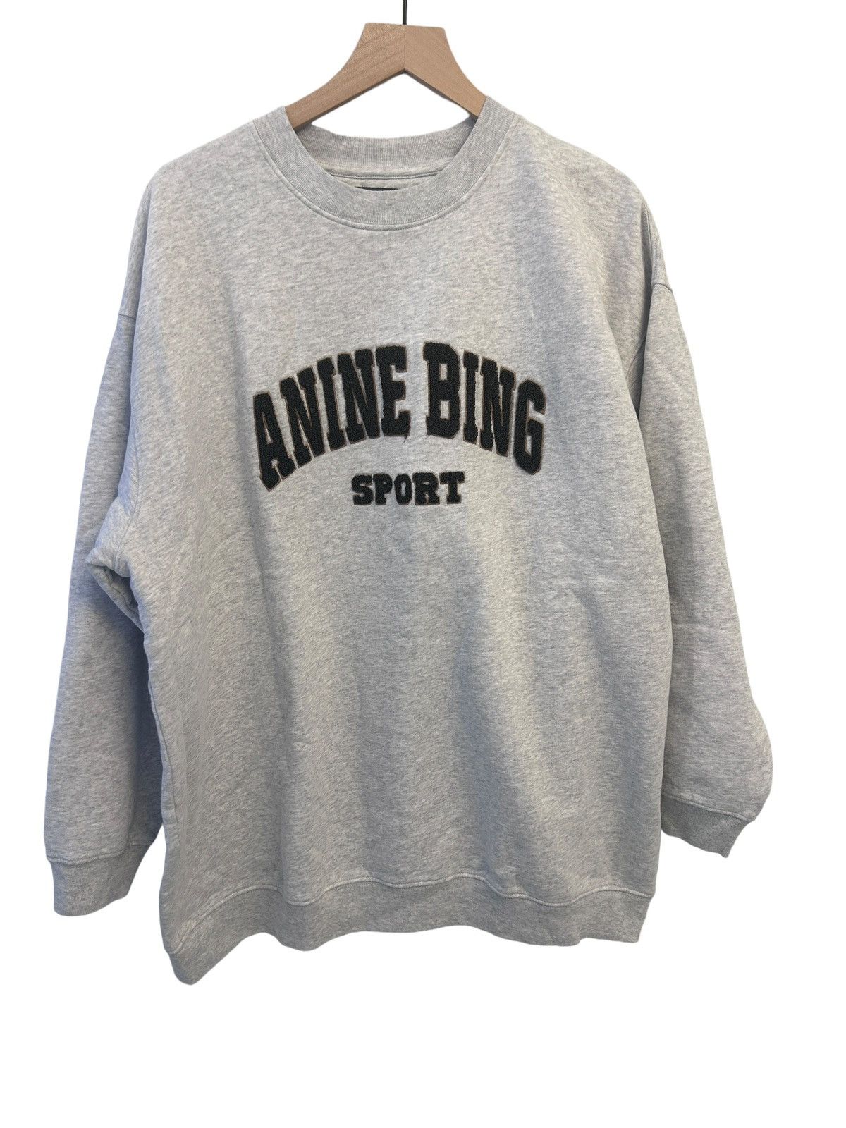 Anine Bing Anine Bing Sport Tyler Sweatshirt Heather Grey Large NWT Size L / US 10 / IT 46 - 4 Thumbnail