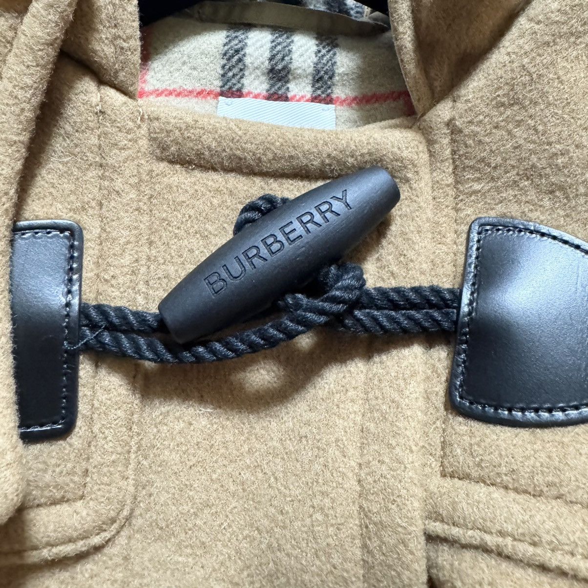 Burberry Burberry , leather trimmed, hooded, duffle coat Size XS / US 0-2 / IT 36-38 - 15 Thumbnail