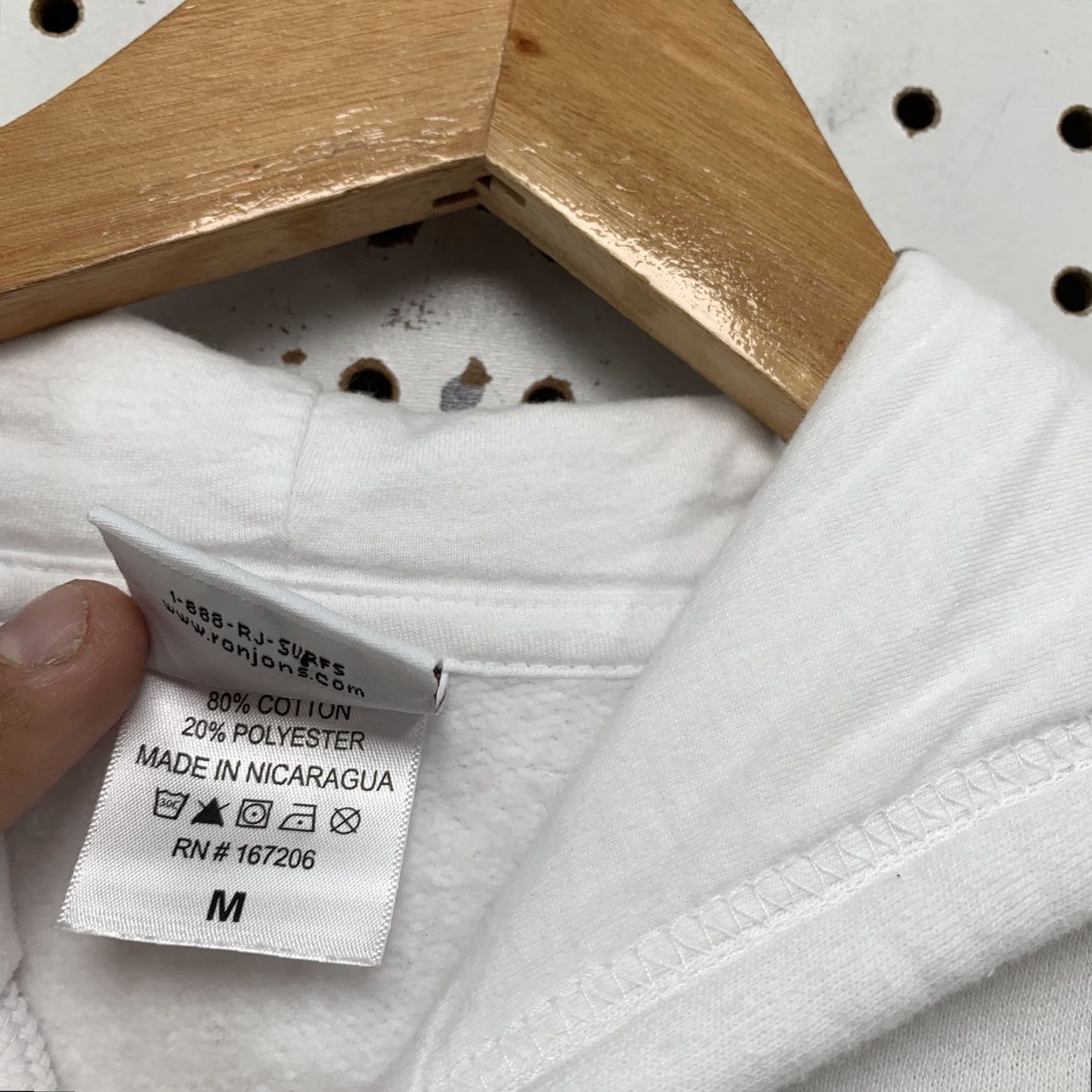 Ron Jon Surf Shop Ron Jon Surf Shop Hoodie Mens M White Pullover Long Sleeve Orlando Shirt? Size US M / EU 48-50 / 2 - 4 Thumbnail