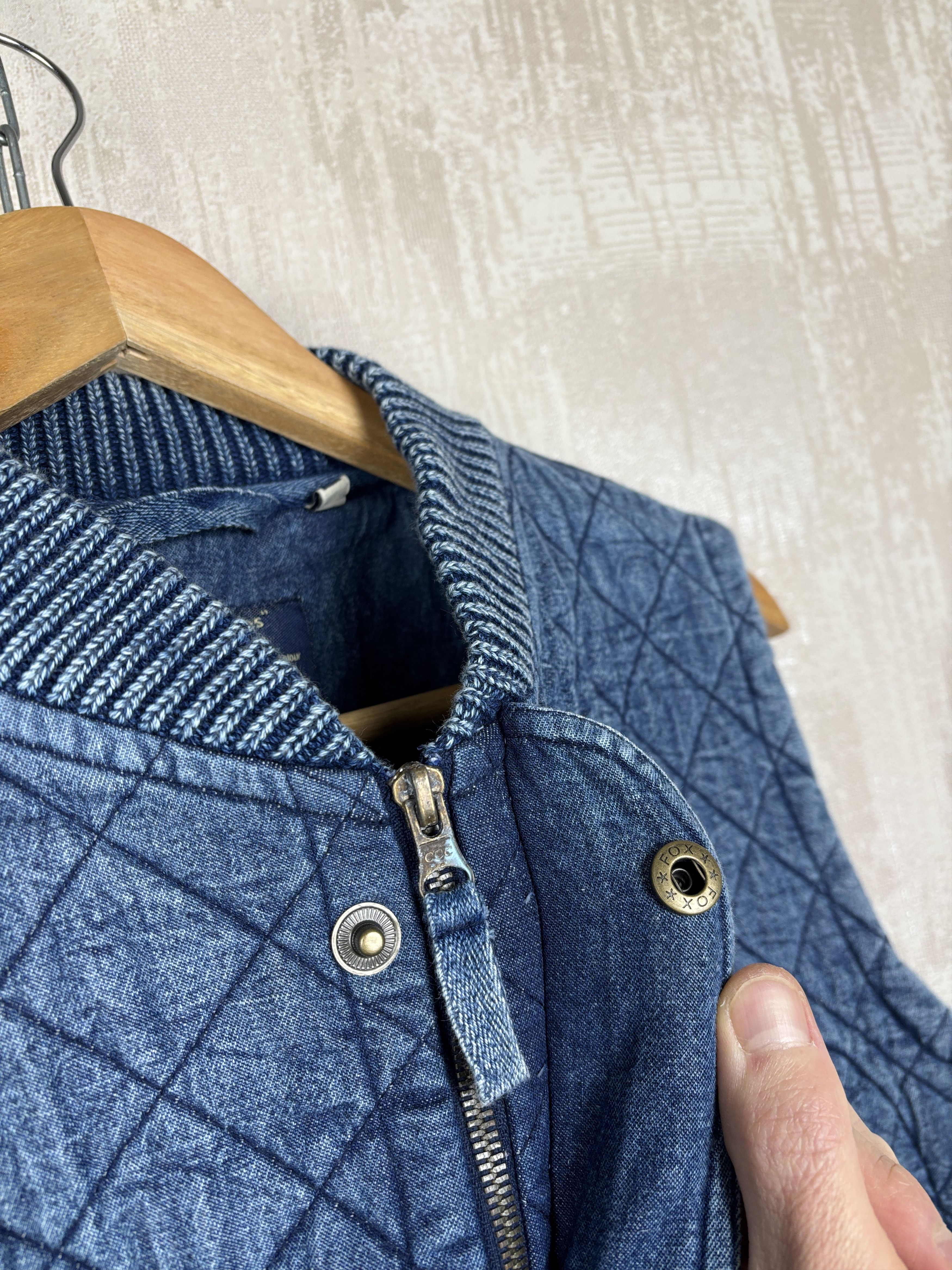 Other UK Original Blues Quilted Denim Vest Size US M / EU 48-50 / 2 - 4 Thumbnail