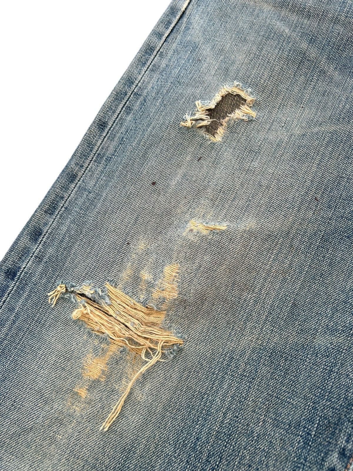 Kapital Edwin Selvedge Distressed Baggy Denim Jeans ☠️☠️ Size US 31 - 4 Thumbnail