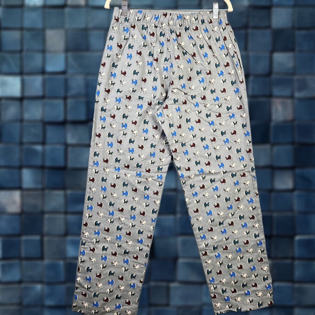 Banana Republic Banana Republic Pajama Lounge Pants Pug Dog Printed Flannel Cotton Men's M Size US 31 - 1 Thumbnail