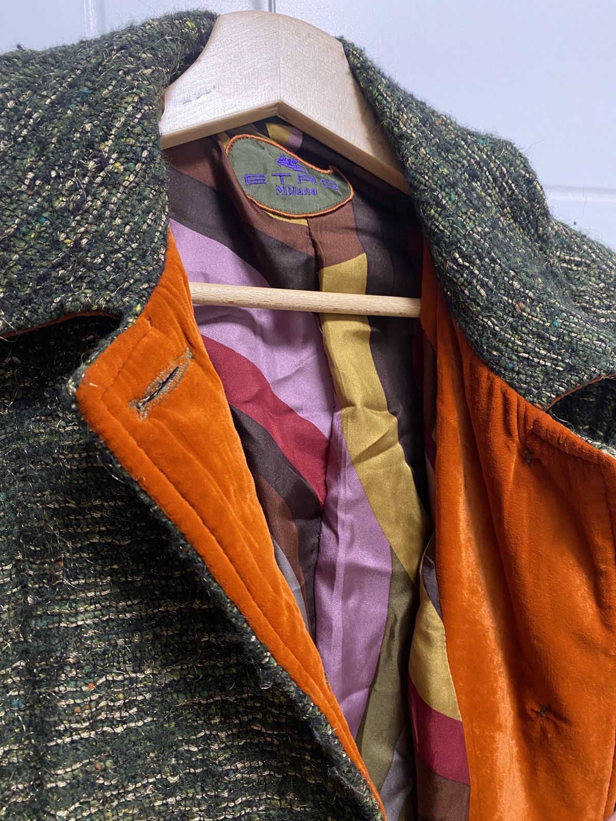 Etro × Prada × Z Zegna Etro Coat Etro Milano wool Vintage made in Italy 42 Size L / US 10 / IT 46 - 3 Thumbnail