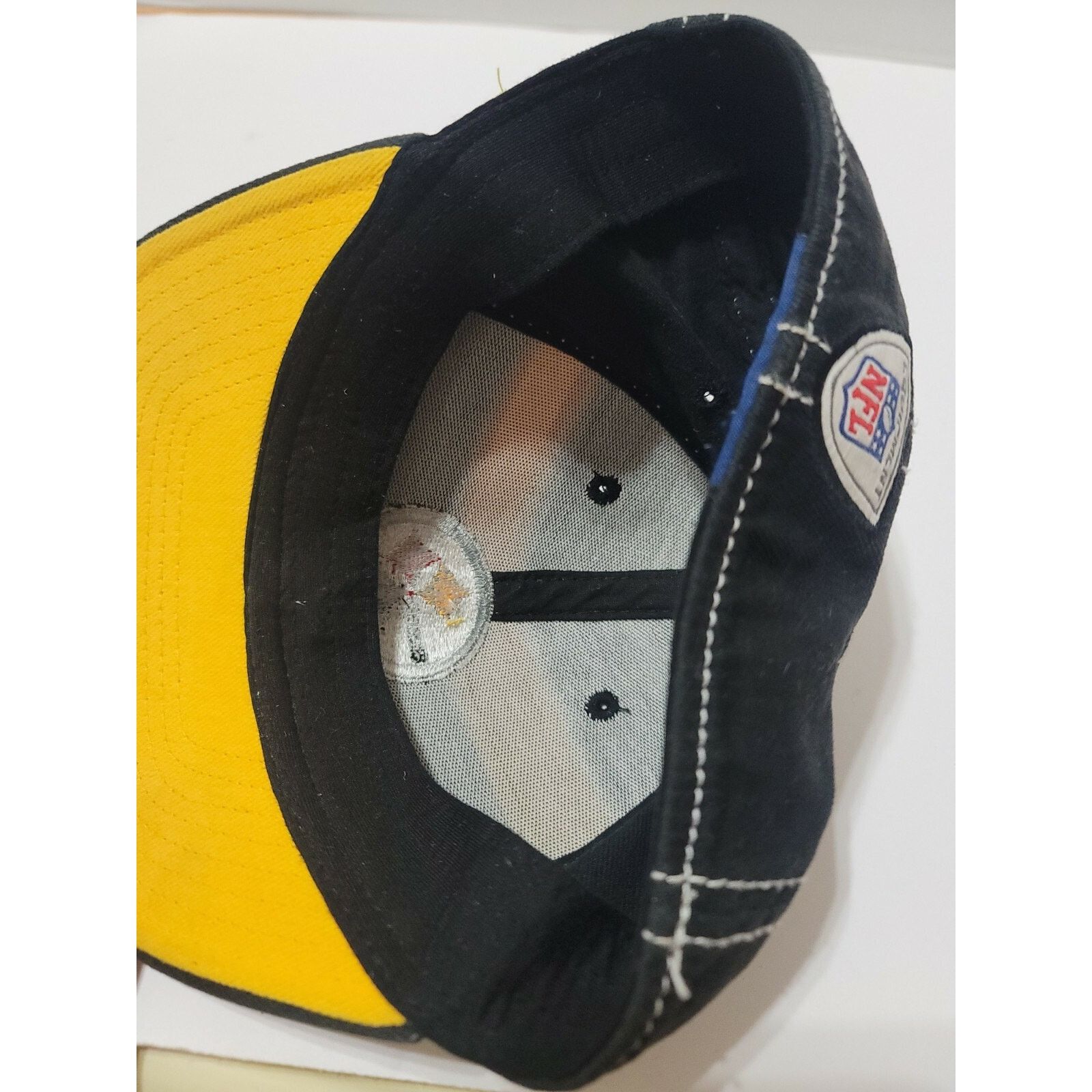Reebok Pittsburgh Steelers Fitted Hat Reebok NFL Football FitMax Size ONE SIZE - 7 Thumbnail