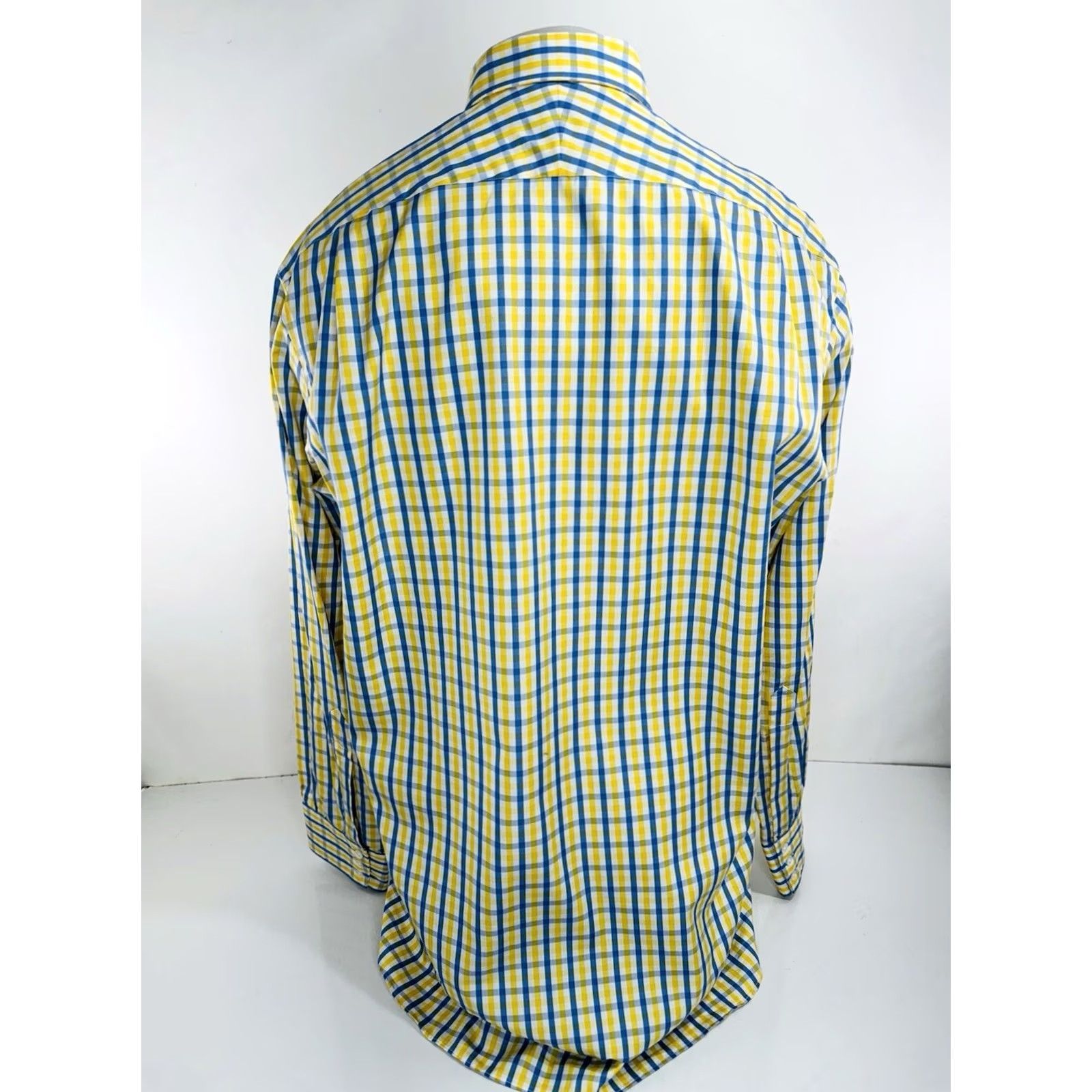 Turnbull & Asser Turnbull & Asser - Plaid Mens 16.5 42 Dress Shirt Size 46R - 4 Thumbnail