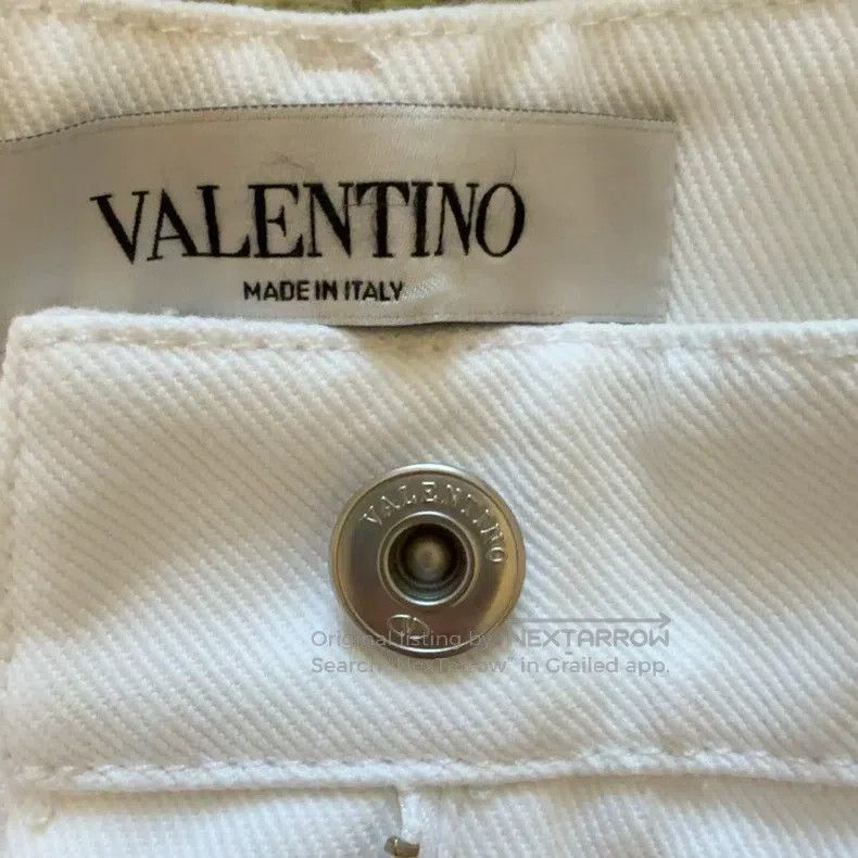 Valentino Valentino White denim shorts Size 24" / US 00 / IT 34 - 3 Thumbnail