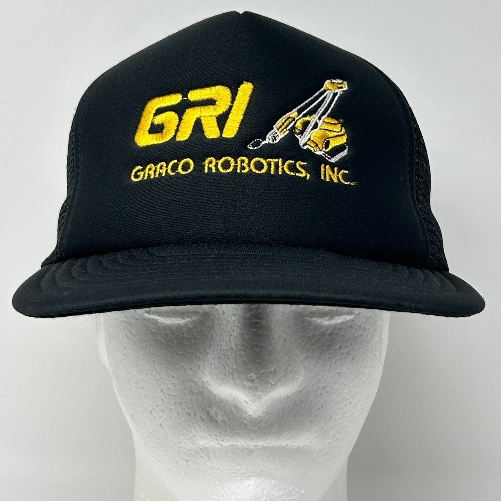 Vintage Vintage 90s Graco Robotics Inc Trucker Hat Baseball Cap GRI Size ONE SIZE - 2 Thumbnail