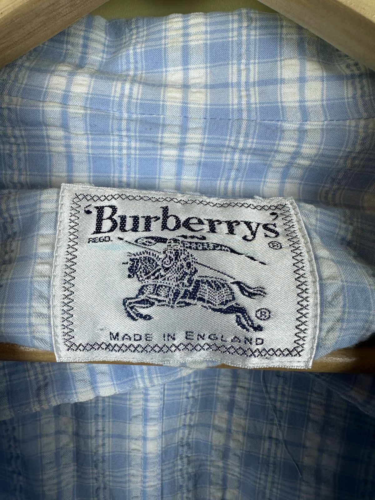 Burberry × Vintage Vintage shortsleeve Burberry blazer Size L / US 10 / IT 46 - 3 Thumbnail