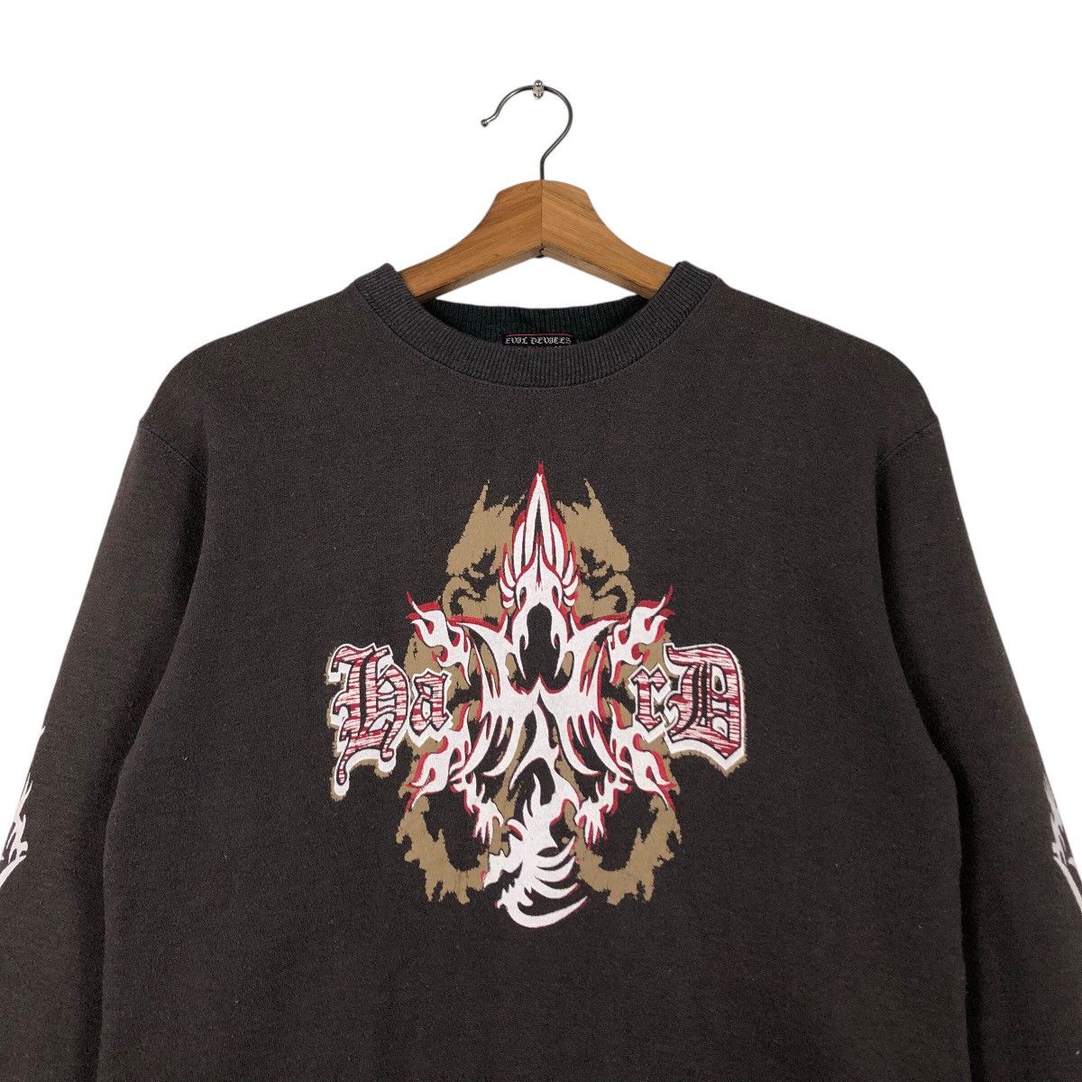 Japanese Brand 📌Vintage Japanese Brand Sweatshirt Punk Design Big Logo Size US M / EU 48-50 / 2 - 4 Thumbnail
