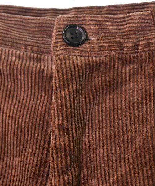 Comme des Garcons SHIRT Casual Pants Plain Slacks Cotton Brown Size US 35 - 6 Thumbnail