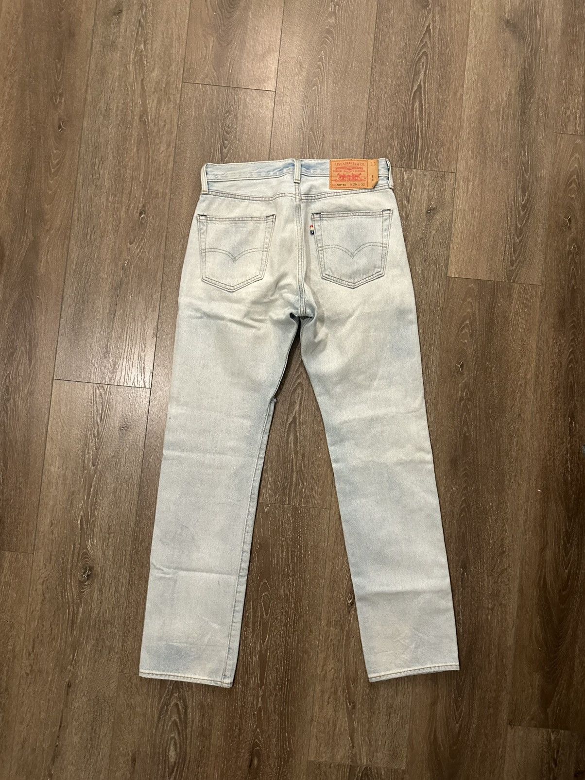 Levi's Levi’s 501 Premium knee ripped jeans 29/32 Size US 29 - 2 Thumbnail