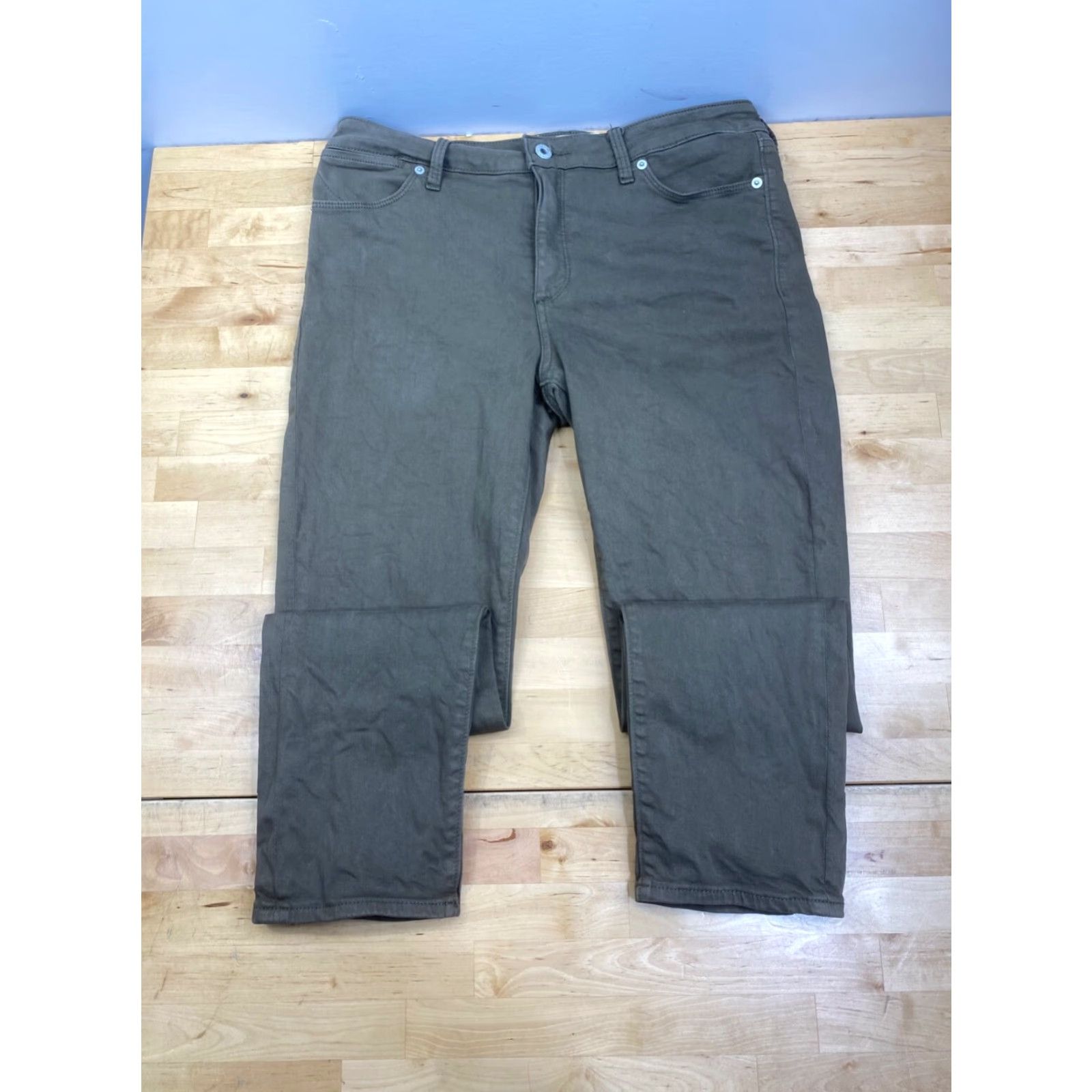 Lucky Brand Lucky Brand Jeans Women Skinny 10 Regular Brown Brown Green Casual Vintage No 7952 Size 32" / US 10 / IT 46 - 2 Thumbnail