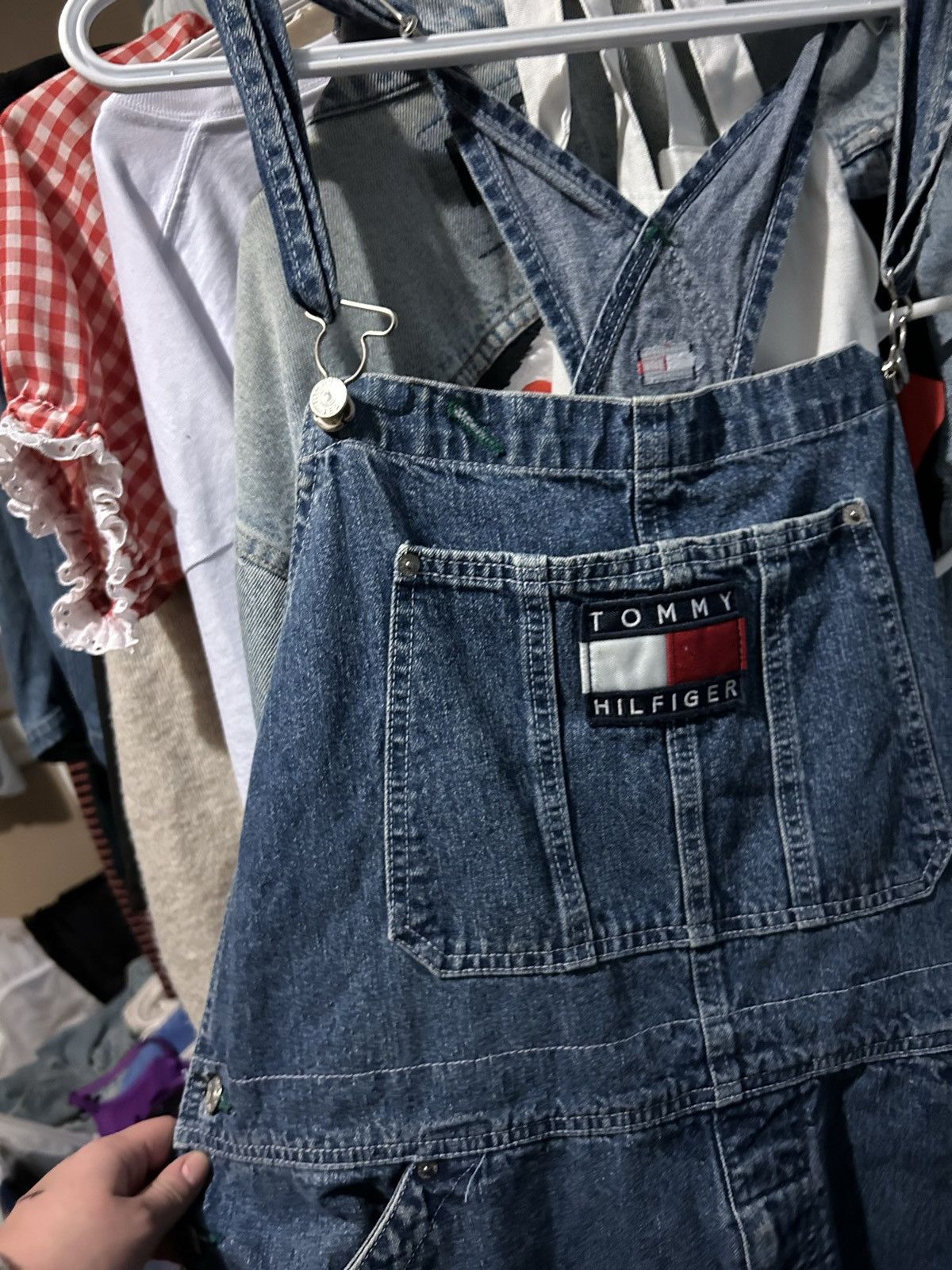 Tommy Hilfiger × Vintage Tommy Hilfiger vintage shorts overalls/jumpsuit Size US 38 / EU 54 - 3 Thumbnail