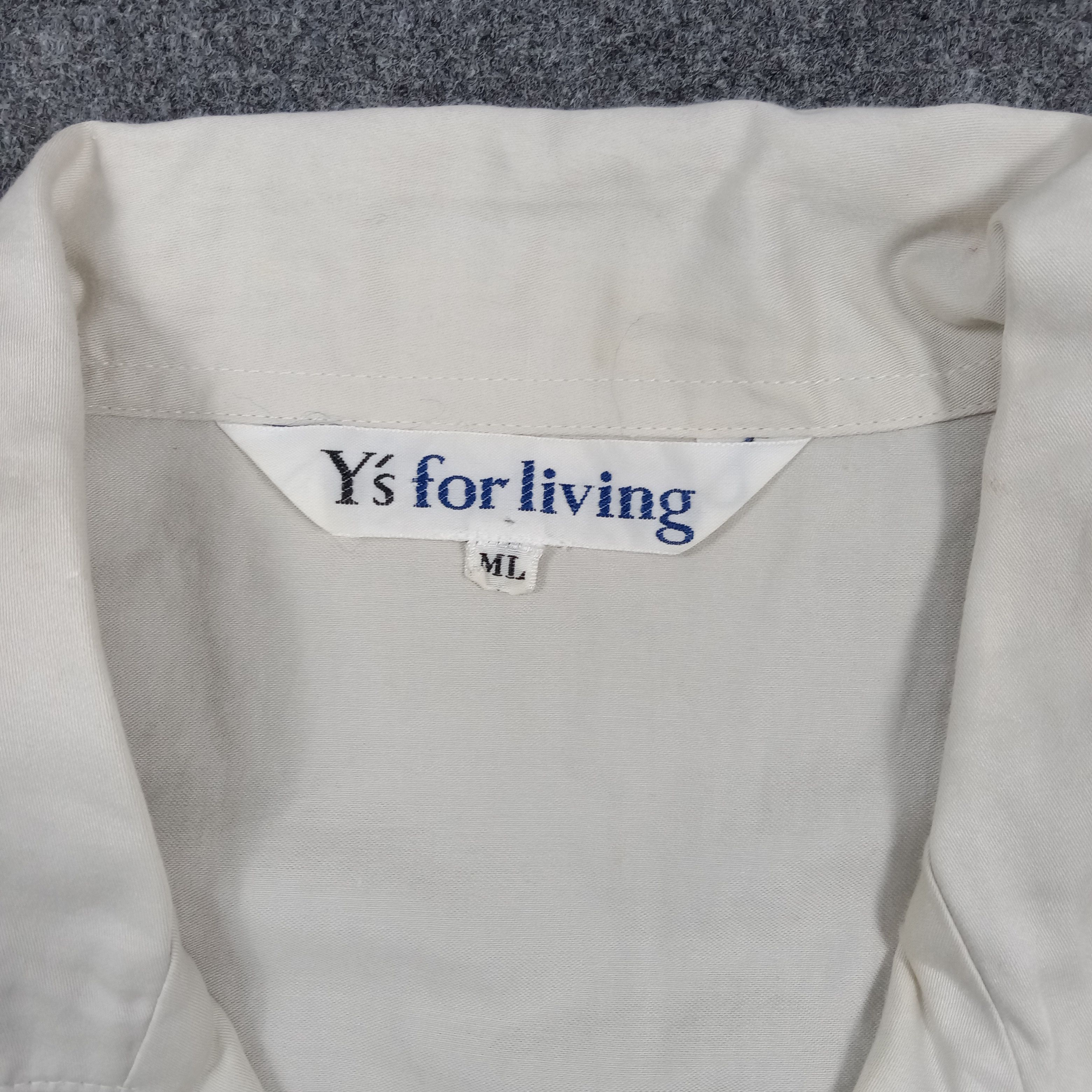 Y's for Men Y's For Living by Yohji Yamamoto Pajama Shirt C294N76 Size US L / EU 52-54 / 3 - 3 Thumbnail
