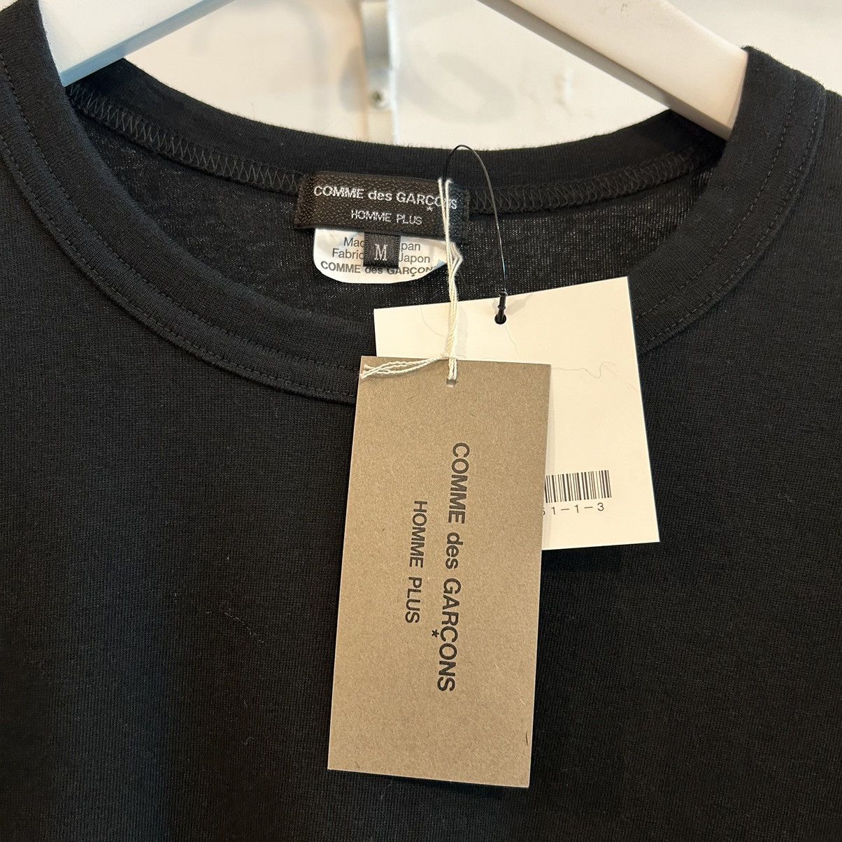Comme des Garcons Homme Plus FAUX FUR SLEEVES TEE Size US L / EU 52-54 / 3 - 7 Thumbnail