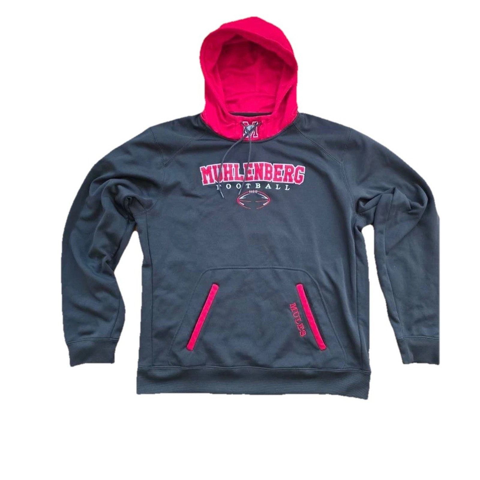 & Other Stories X-Grain "Pullover Hoodie Red/Black XL A001614 Size US XL / EU 56 / 4 - 1 Thumbnail
