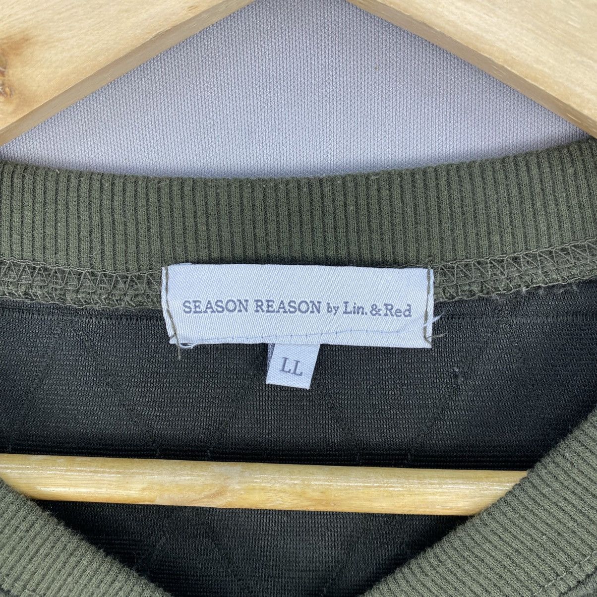 Japanese Brand Season Reason Quilted Snap Button Cardigan | Olive Green Size US M / EU 48-50 / 2 - 11 Thumbnail