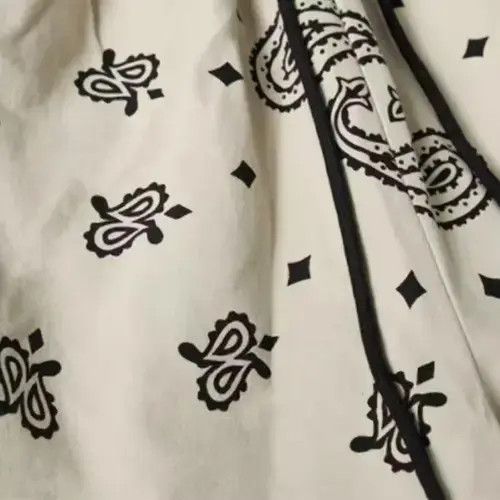 Other 21SS Tokyo Union Beige Bandana Paisley Jersey Shorts Size US 32 / EU 48 - 4 Thumbnail