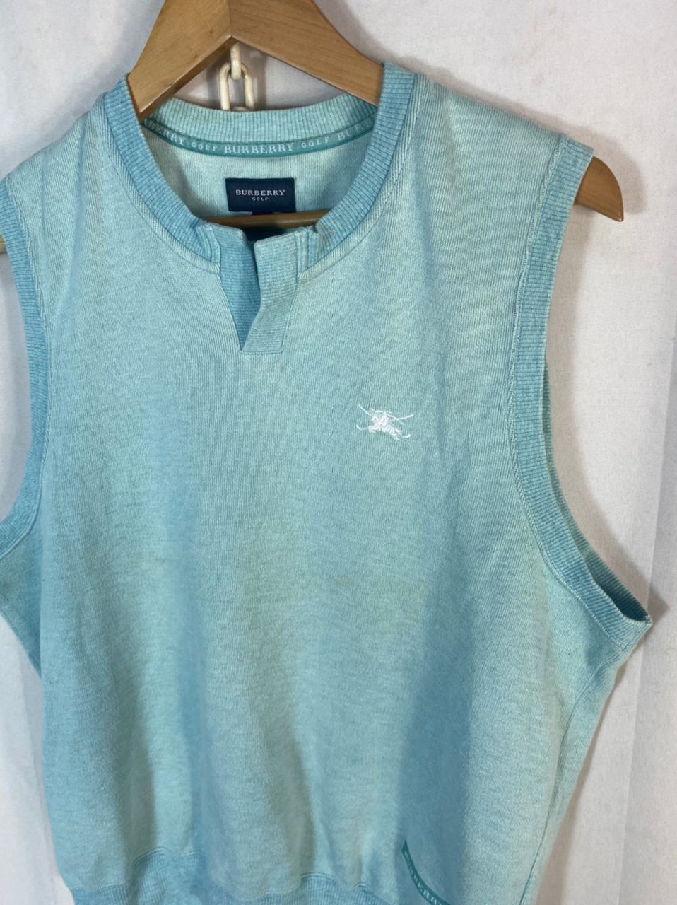 Burberry Unisex🔥Burberry golf sleeveless small logo shirt Size US M / EU 48-50 / 2 - 2 Thumbnail
