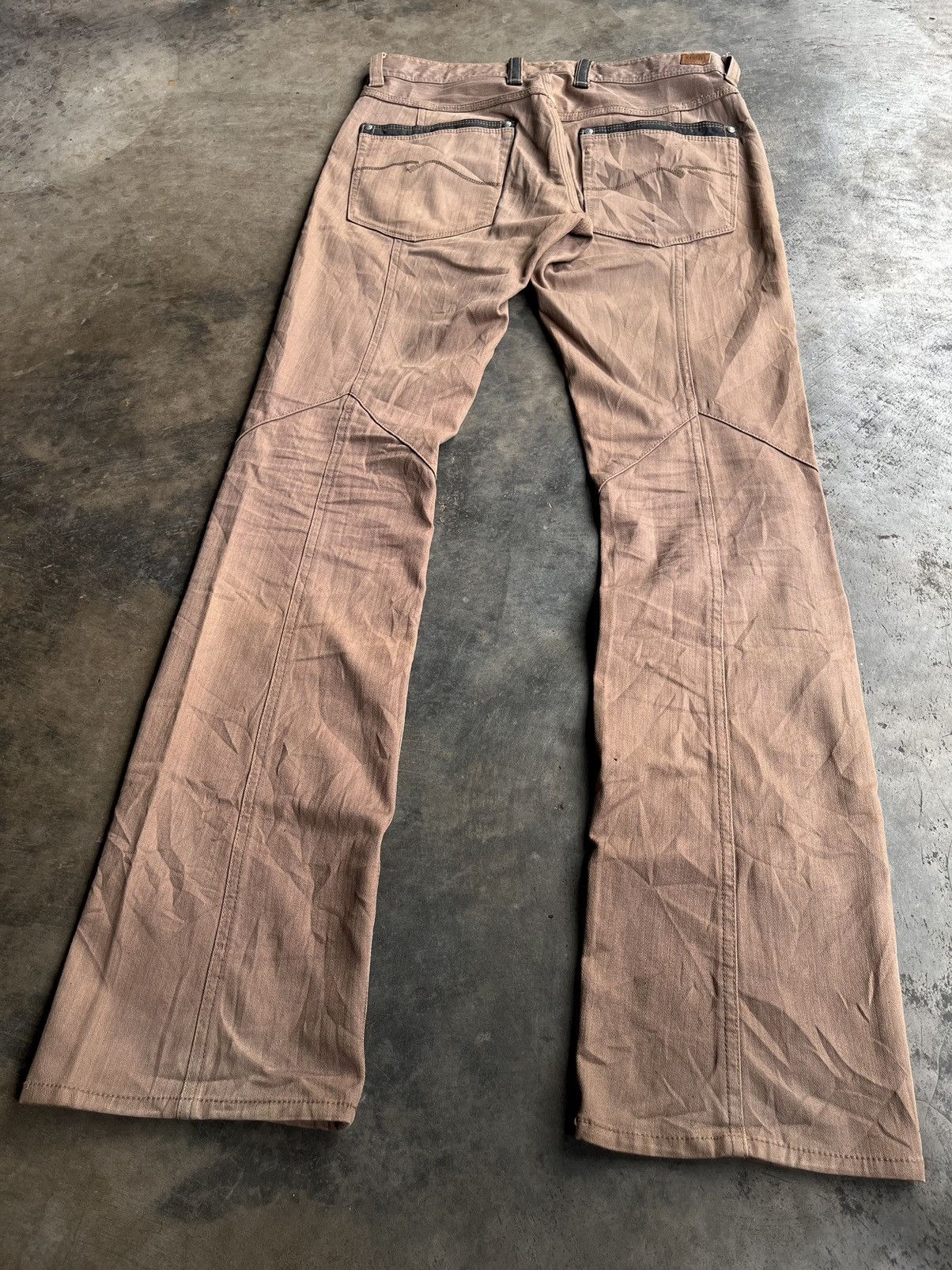 14th Addiction NCFM Nicole Club For Men Japanese Flare BootCut Cowboy Pants Size US 30 / EU 46 - 6 Thumbnail