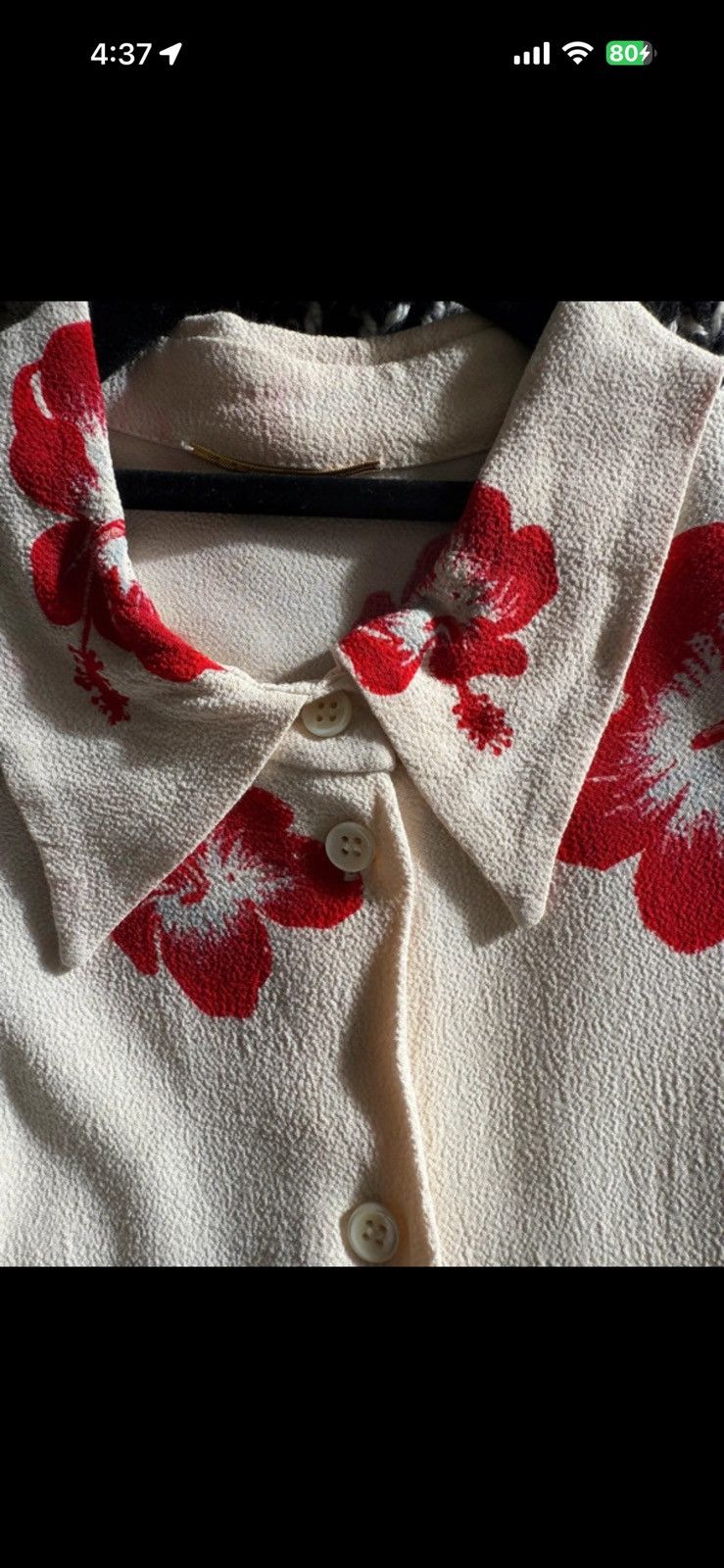 Saint Laurent Paris Saint Laurent hibiscus print blouse Size M / US 6-8 / IT 42-44 - 9 Thumbnail