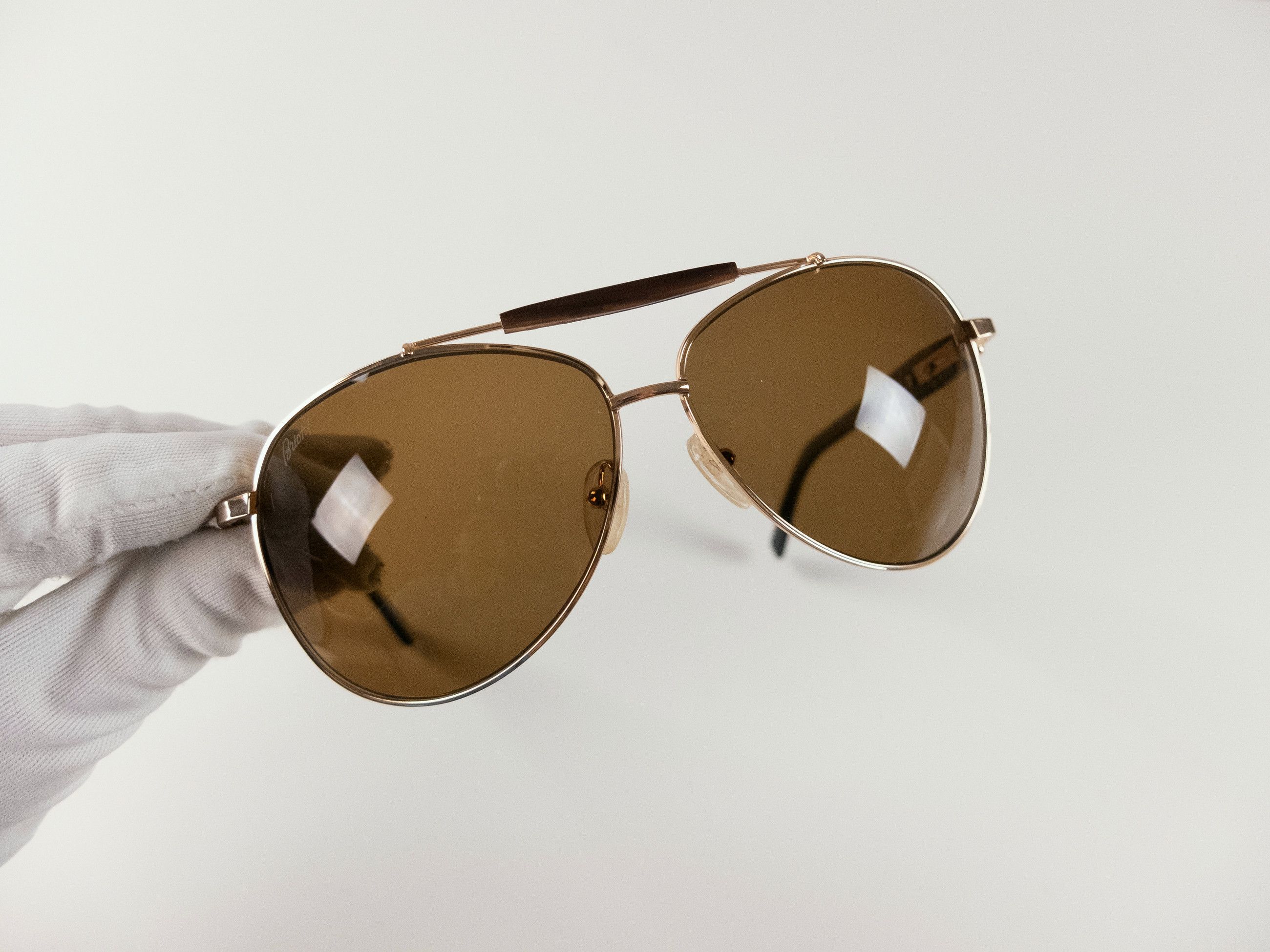 Brioni BRIONI handmade metal aviator sunglasses with real horn arms Size ONE SIZE - 3 Thumbnail